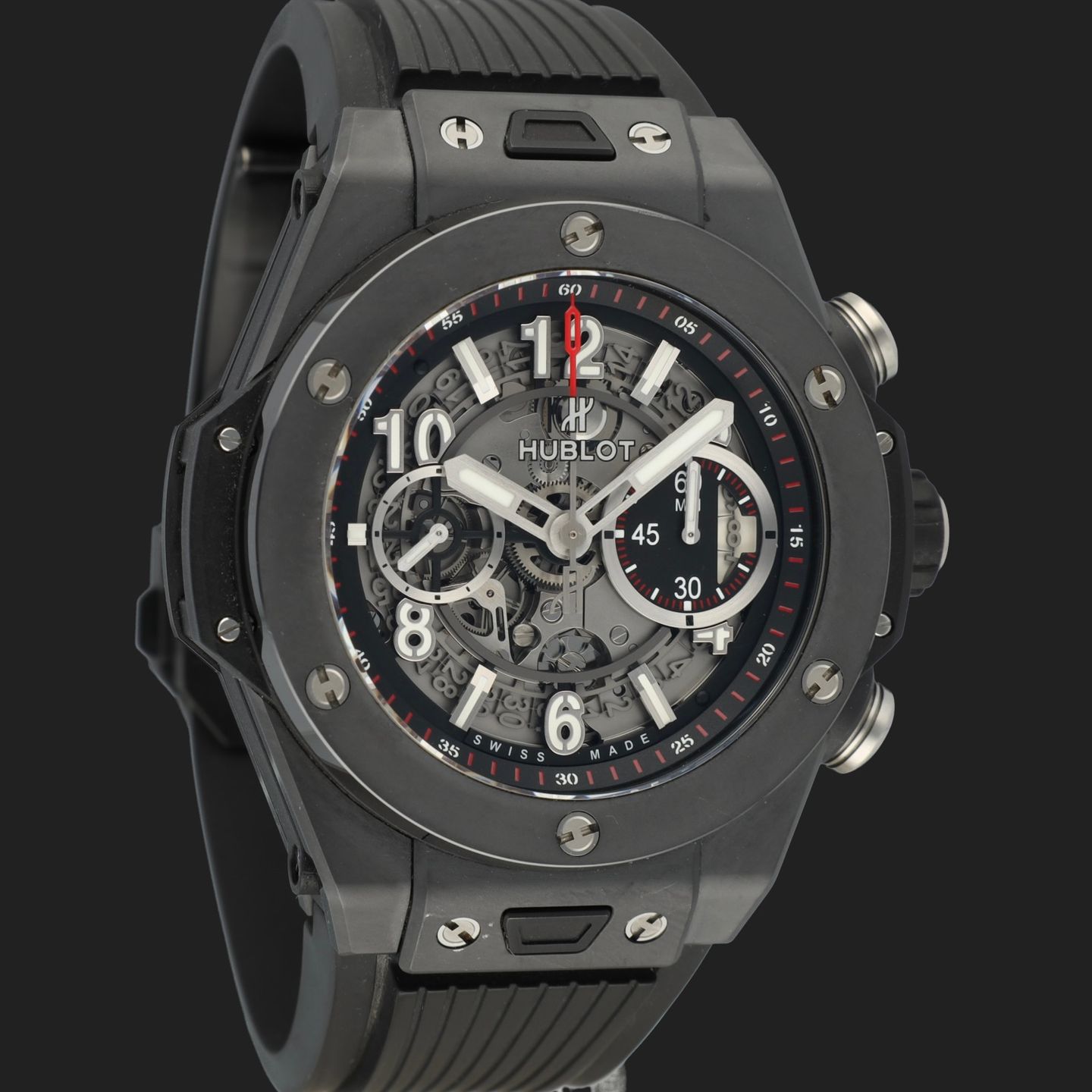 Hublot Big Bang Unico 411.CI.1170.RX (2019) - Transparant wijzerplaat 45mm Keramiek (4/8)