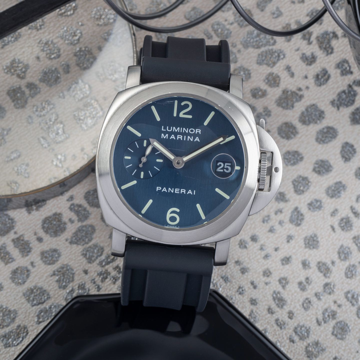 Panerai Luminor Marina PAM00070 (2001) - Blue dial 40 mm Steel case (1/8)