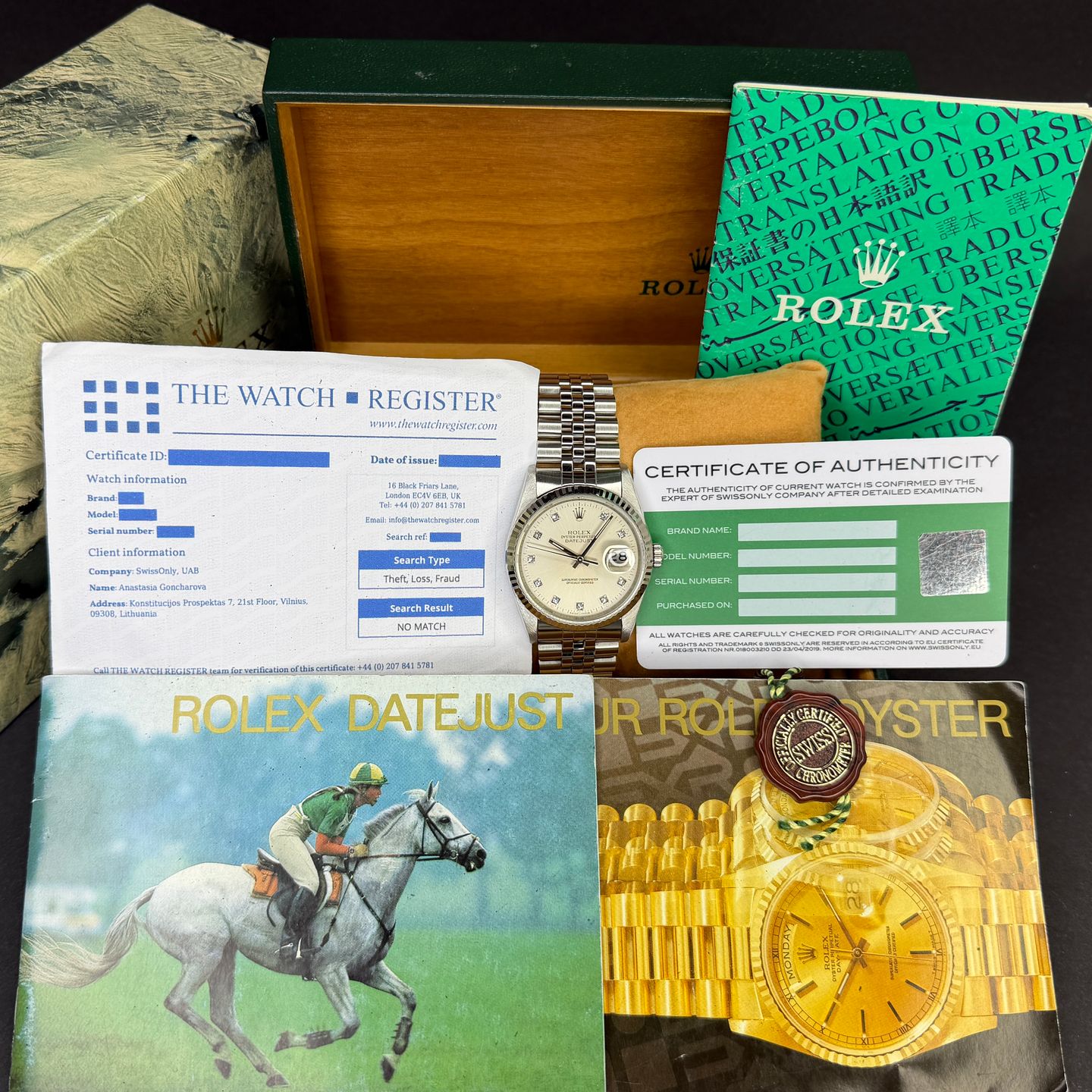 Rolex Datejust 36 16234 (1989) - 36mm Staal (3/8)