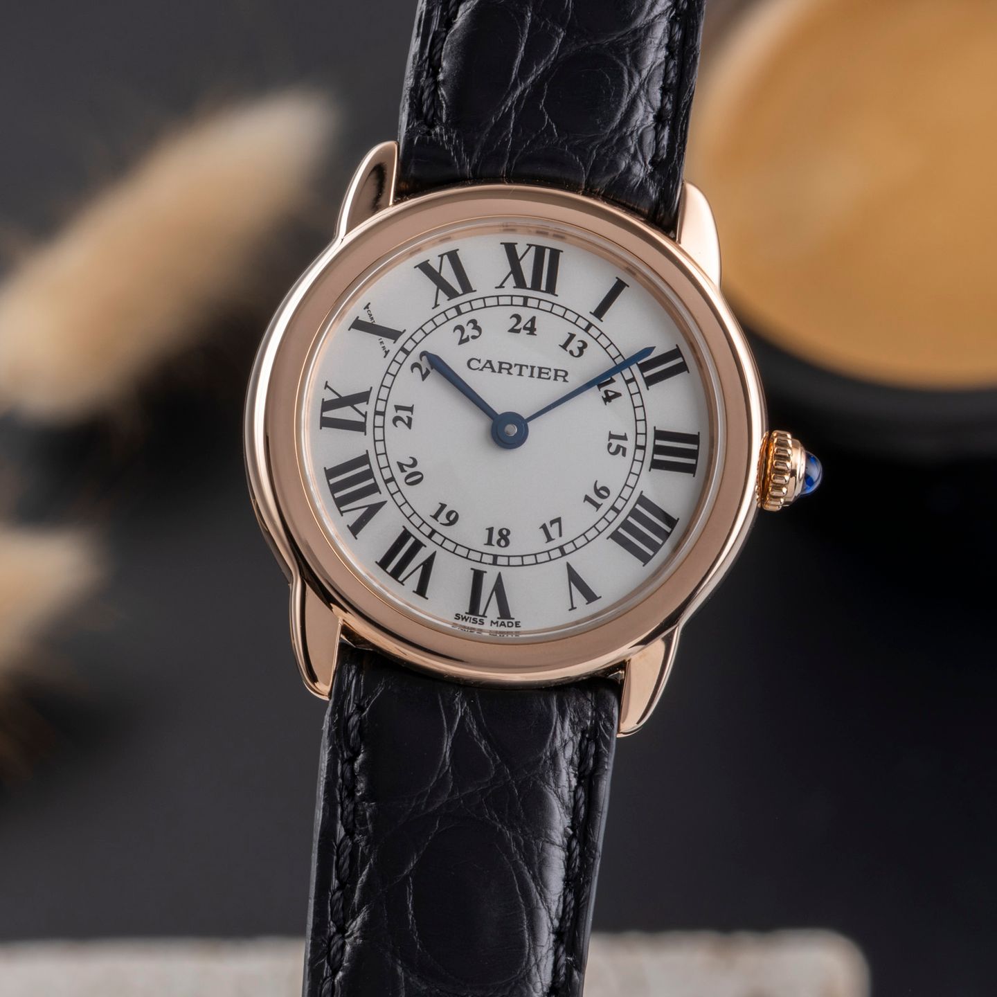 Cartier Ronde Solo de Cartier W6701007 (Unknown (random serial)) - Silver dial 30 mm Gold/Steel case (3/8)