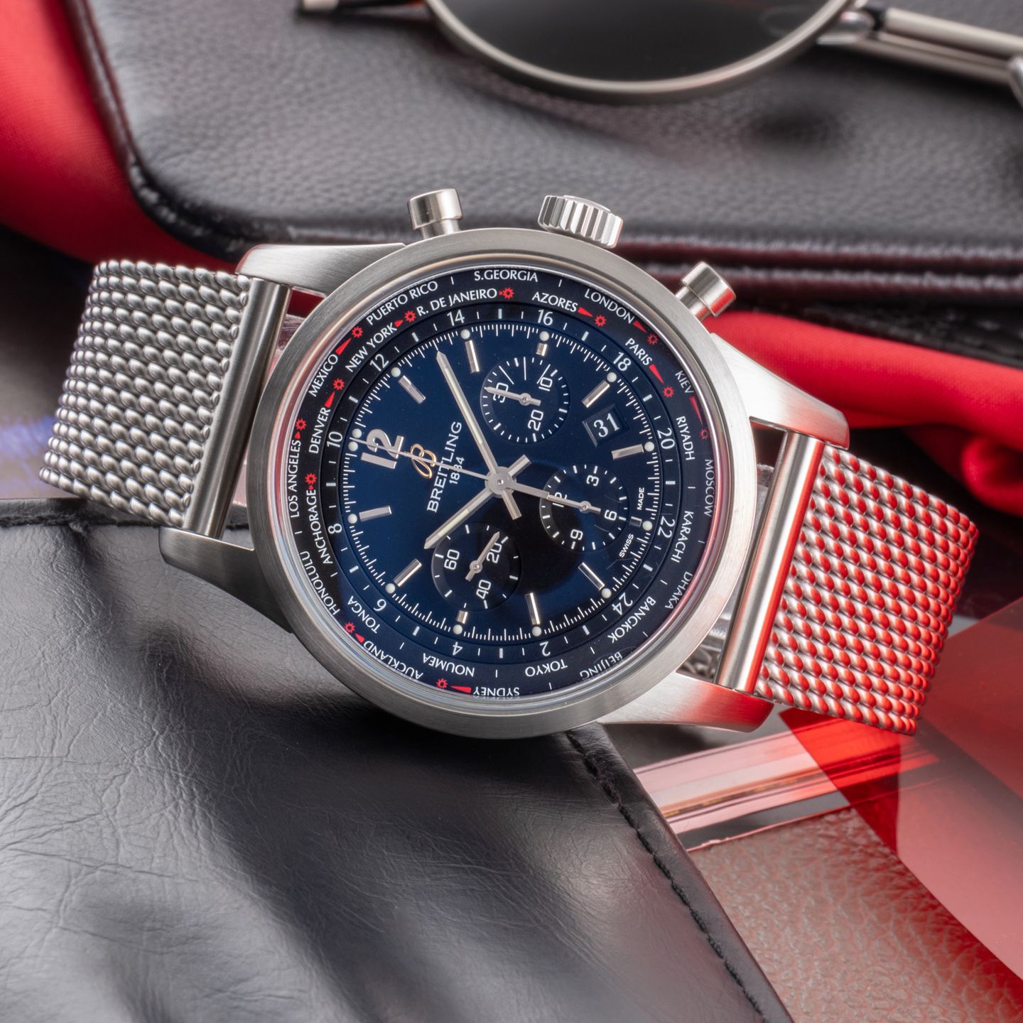 Breitling Transocean Chronograph Unitime AB0510 - (2/8)