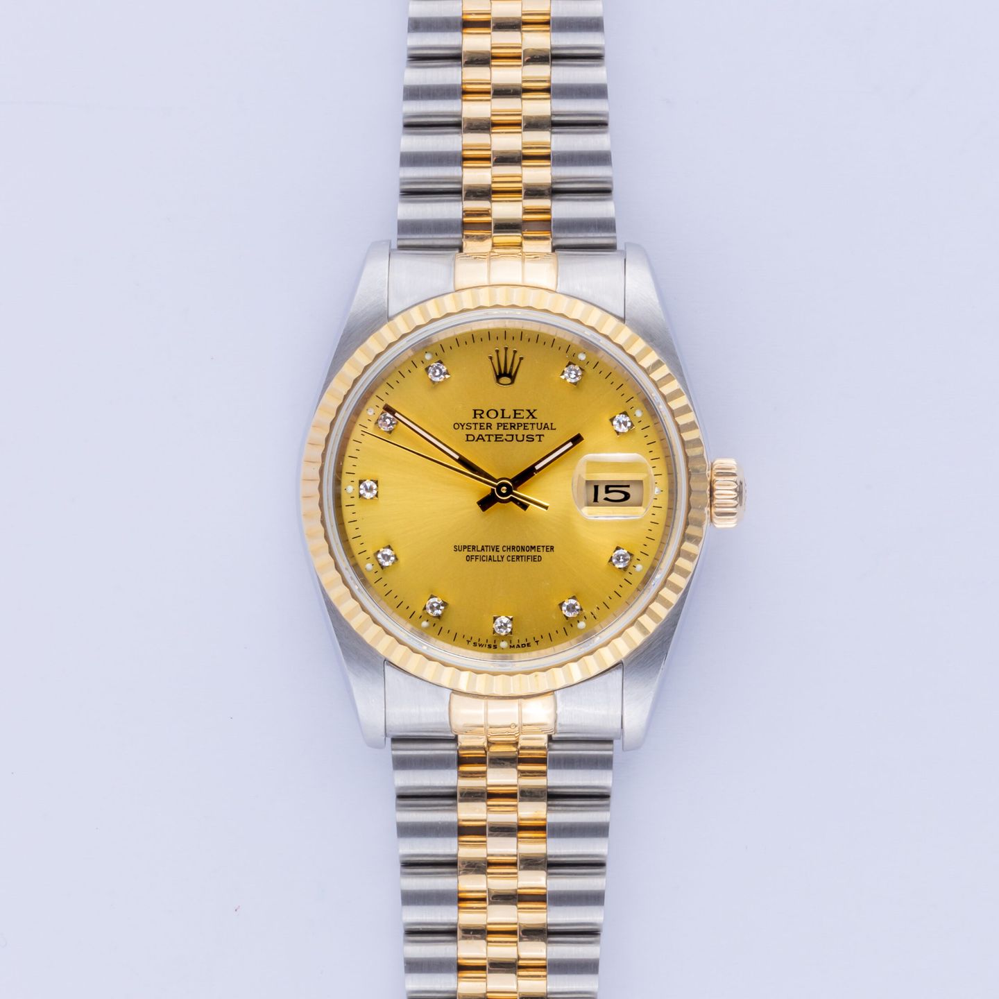 Rolex Datejust 36 16233 (1993) - 36mm Goud/Staal (3/7)