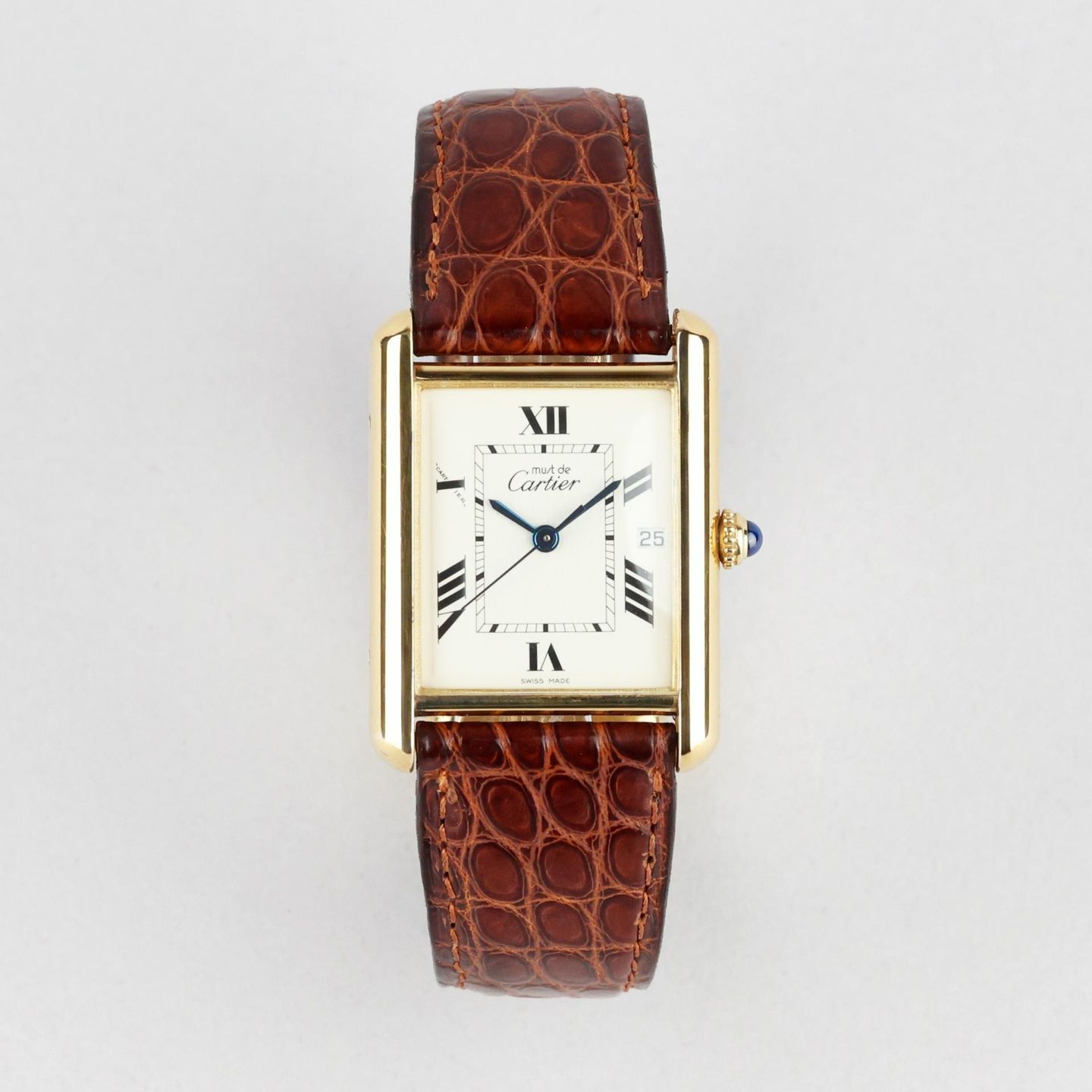 Cartier Tank 2413 (Onbekend (willekeurig serienummer)) - 25mm Zilver (1/5)