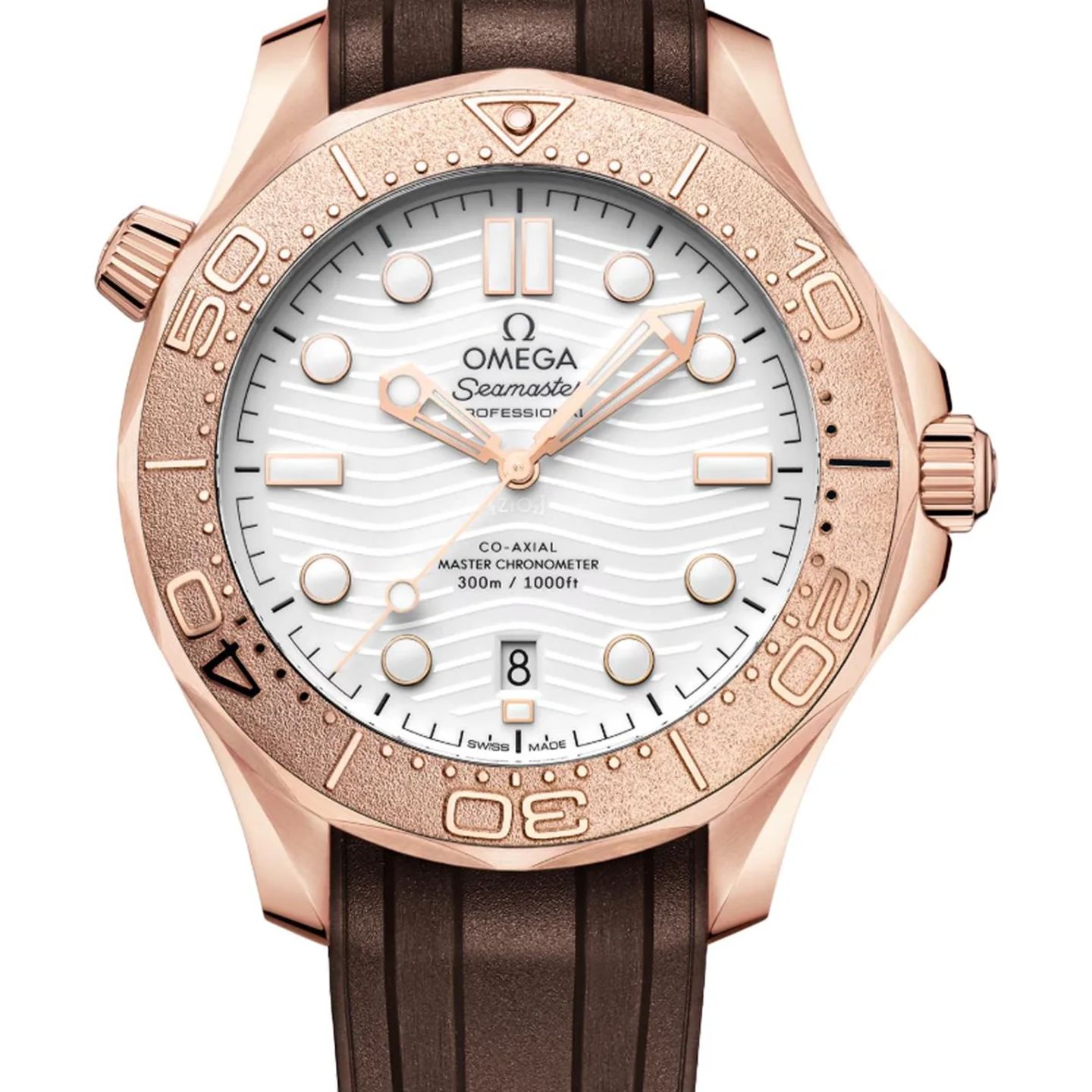Omega Seamaster Diver 300 M 210.52.42.20.04.001 (2026) - Wit wijzerplaat 42mm Roségoud (1/1)