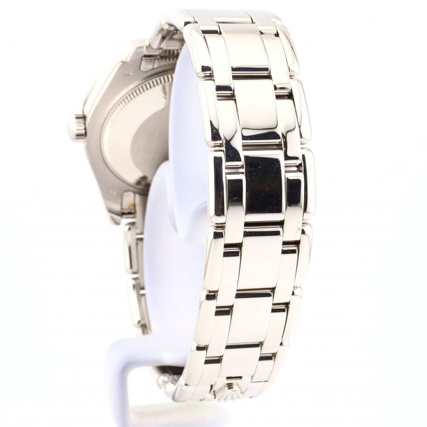 Rolex Pearlmaster 81349SA (2020) - Silver dial 34 mm White Gold case (4/6)