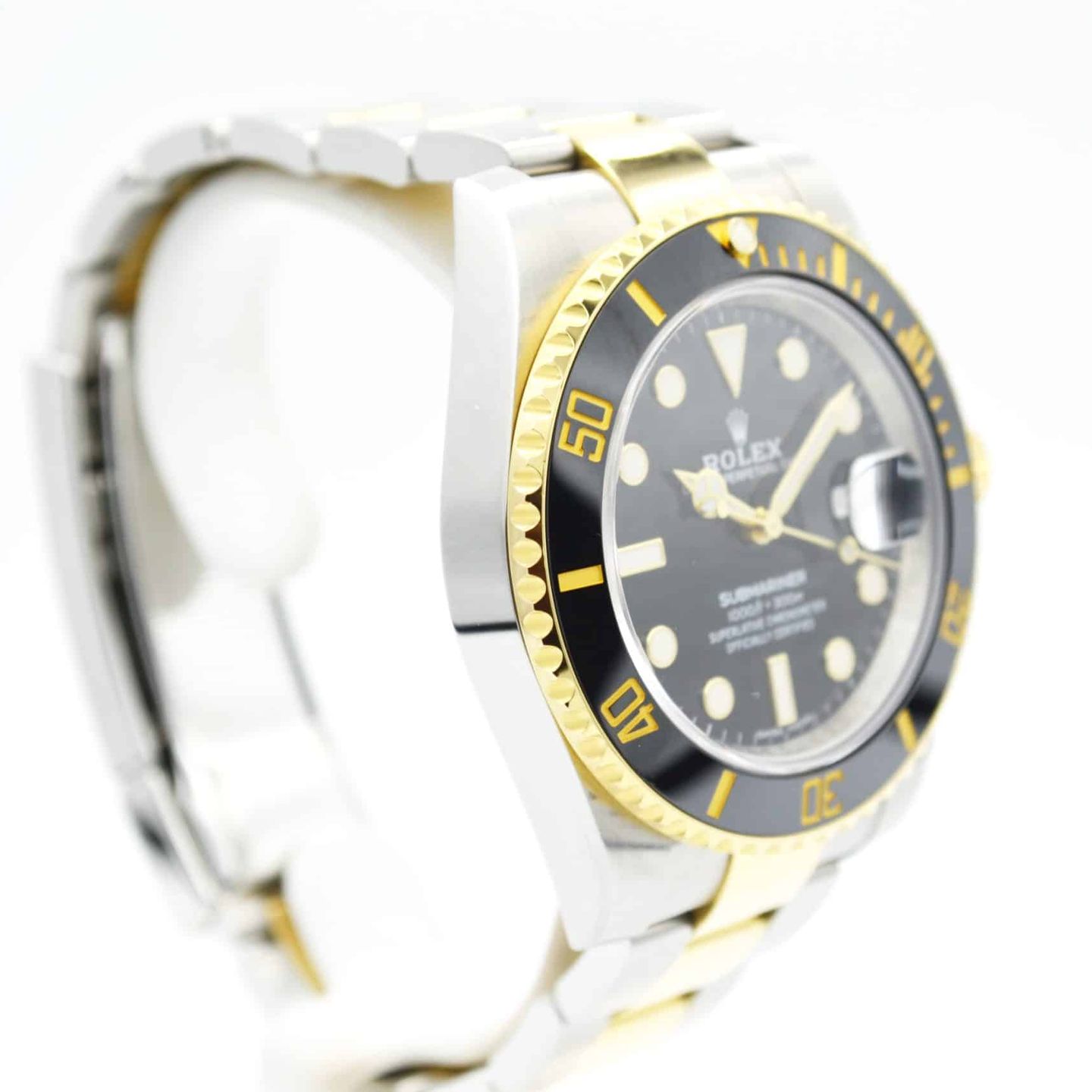 Rolex Submariner Date 116613LN (2016) - Black dial 40 mm Gold/Steel case (6/7)