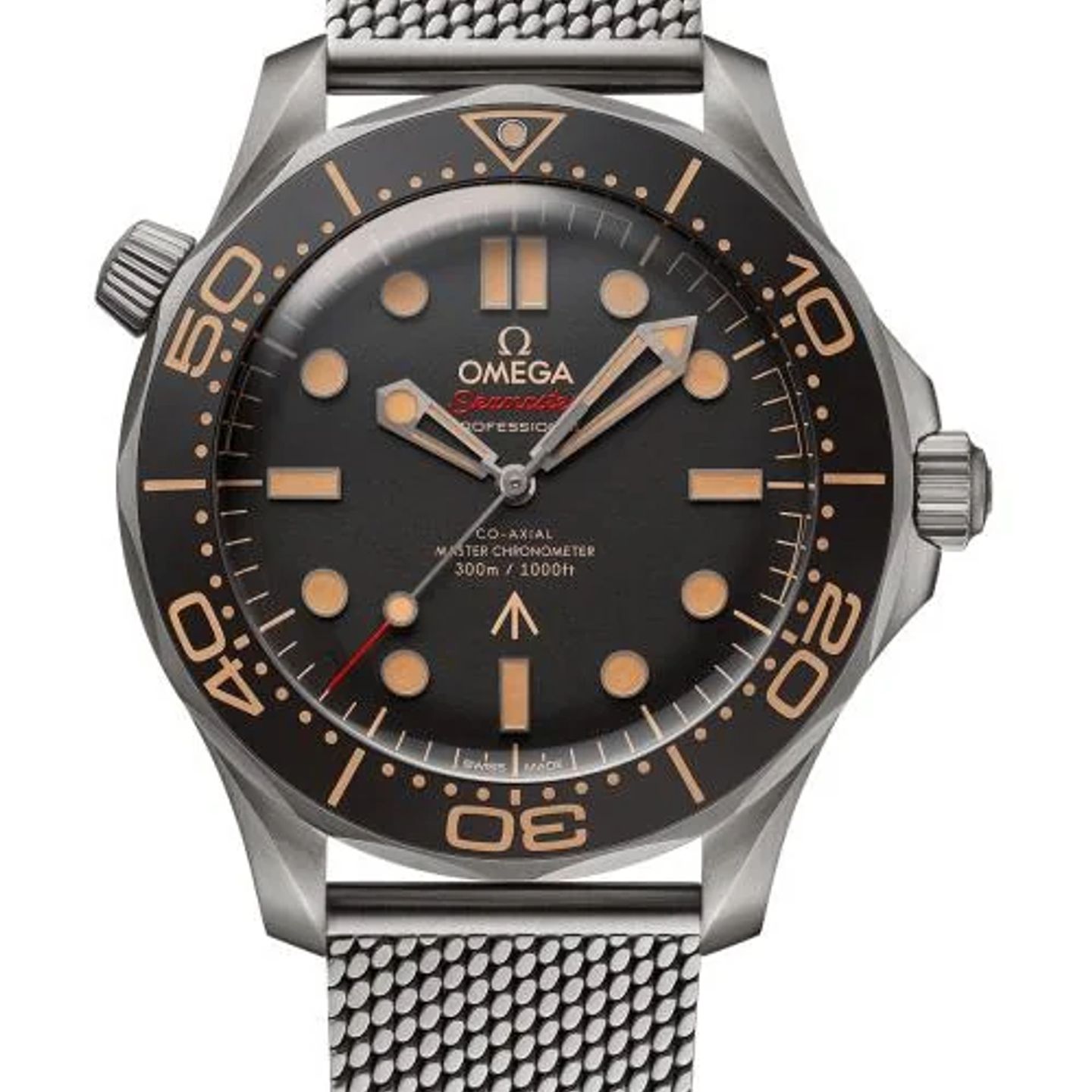 Omega Seamaster Diver 300 M 210.90.42.20.01.001 (2026) - Bruin wijzerplaat 42mm Titanium (1/1)