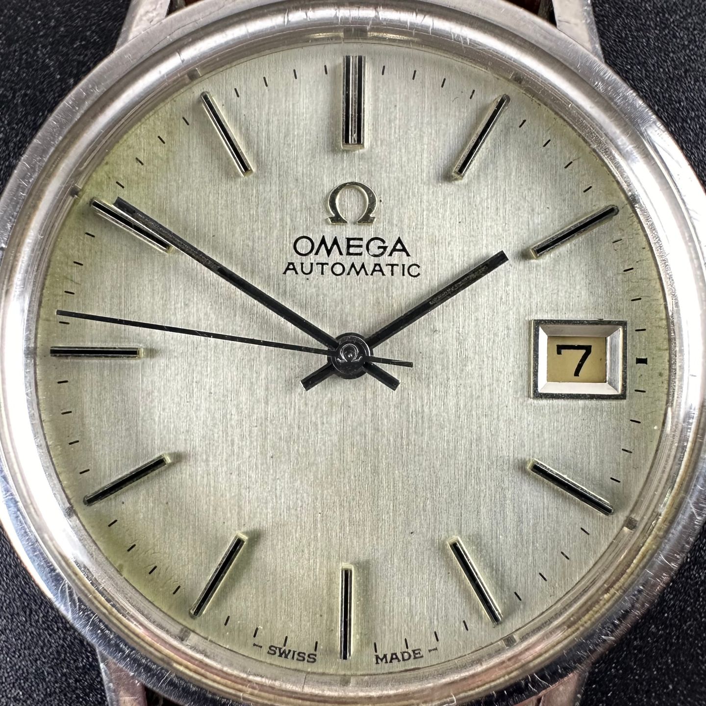 Omega Vintage 166.0202 (1976) - White dial 35 mm Steel case (8/8)