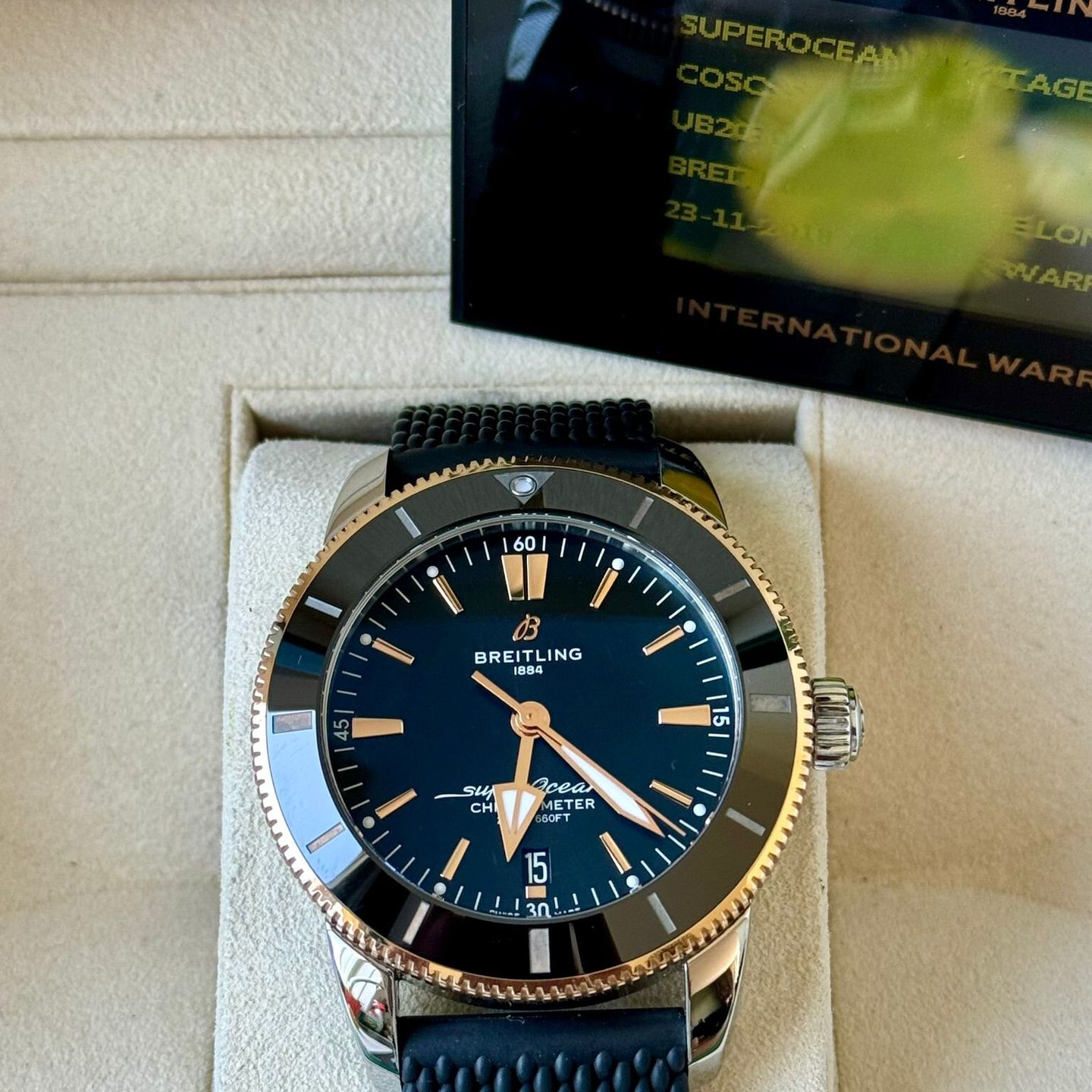 Breitling Superocean Heritage UB2030121B1S1 (2018) - Zwart wijzerplaat 44mm Staal (7/7)