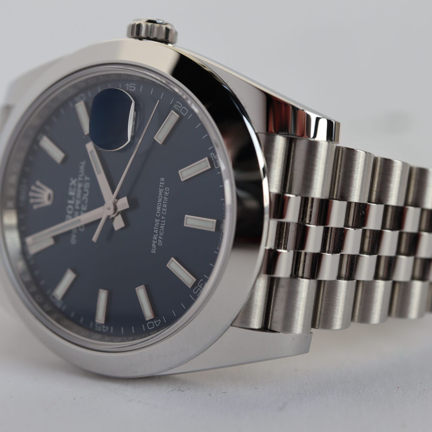 Rolex Datejust 41 126334 (2023) - Blauw wijzerplaat 41mm Staal (3/8)