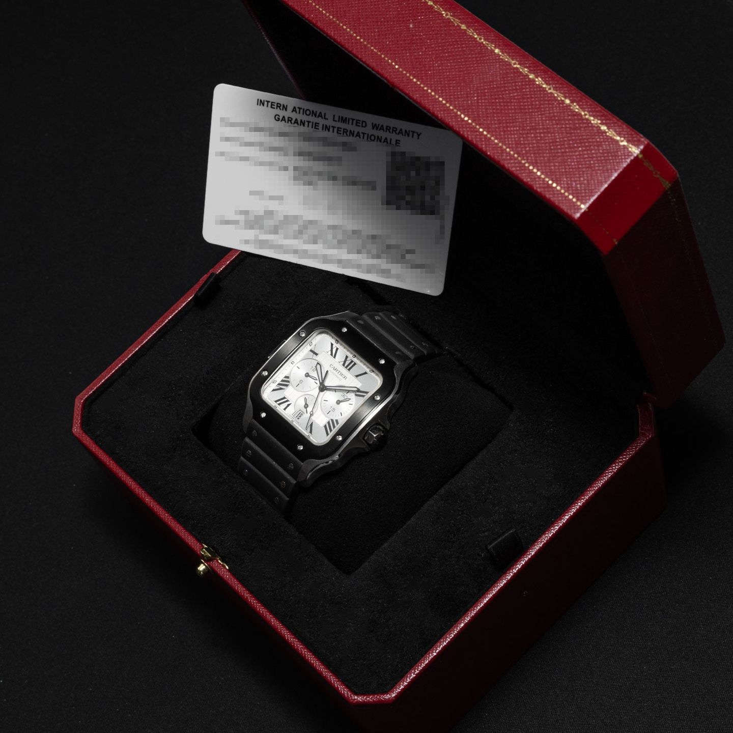 Cartier Santos WSSA0017 (Onbekend (willekeurig serienummer)) - Wit wijzerplaat 43mm Staal (5/5)