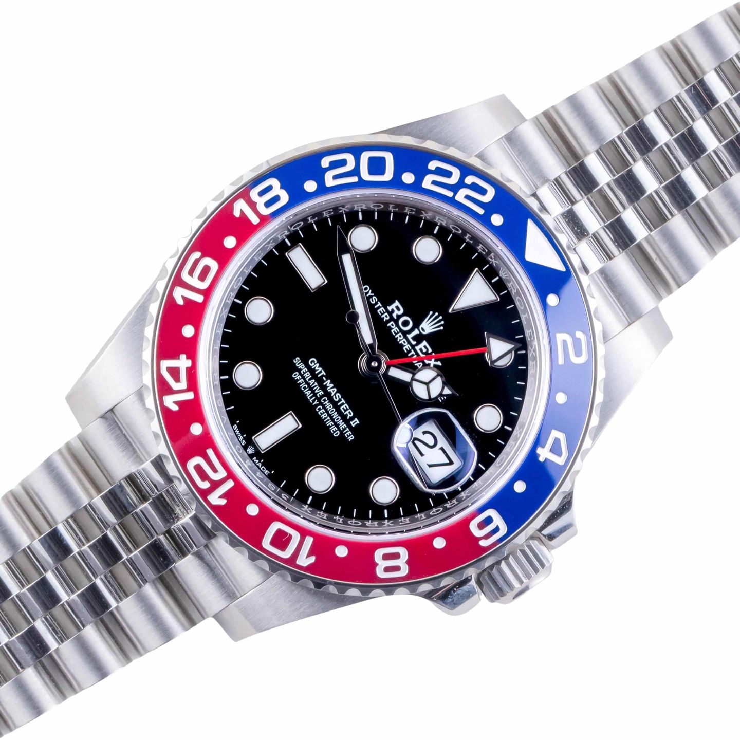 Rolex GMT-Master II 126710BLRO (2018) - Zwart wijzerplaat 40mm Staal (1/8)