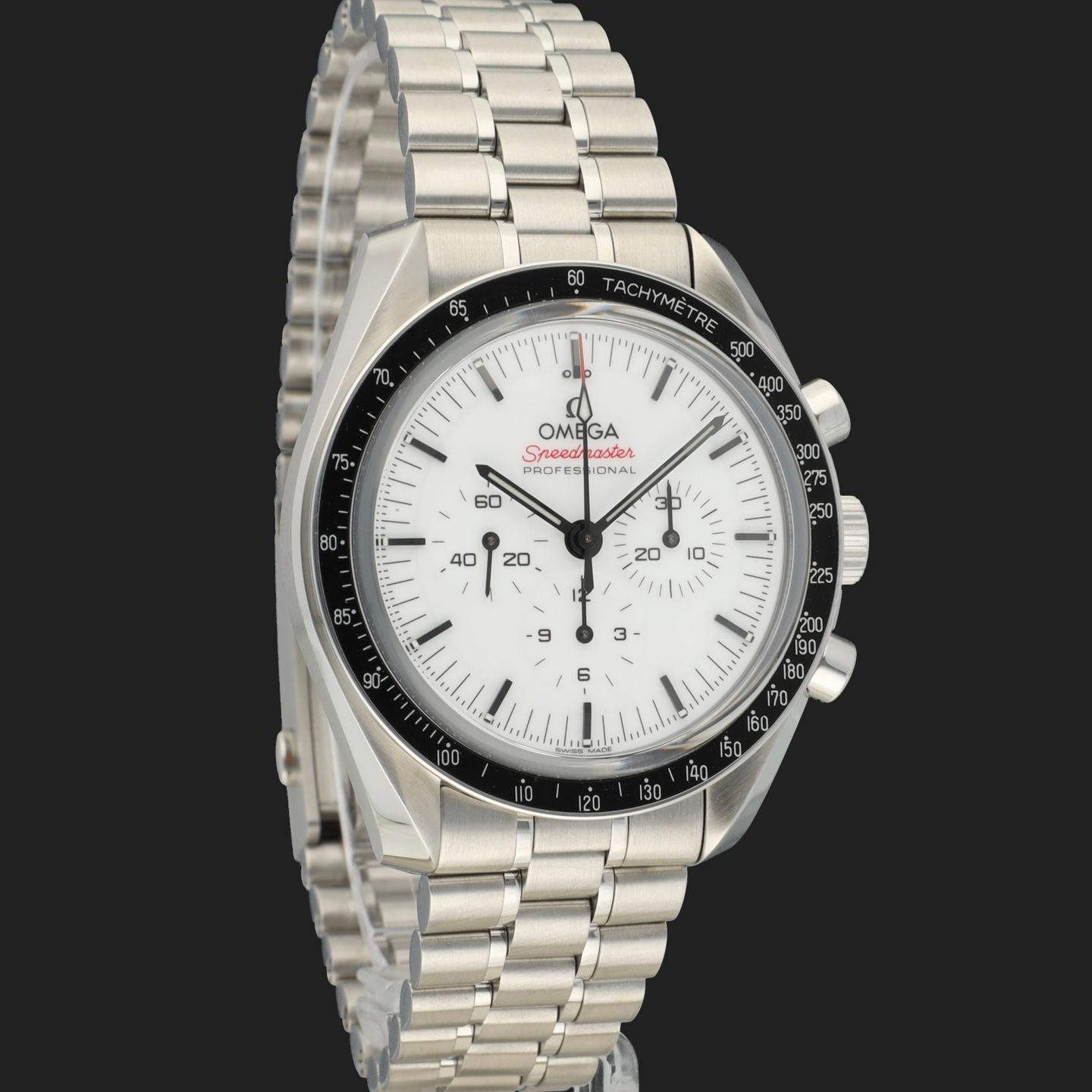 Omega Speedmaster Professional Moonwatch 310.30.42.50.04.001 (2024) - White dial 42 mm Steel case (4/8)