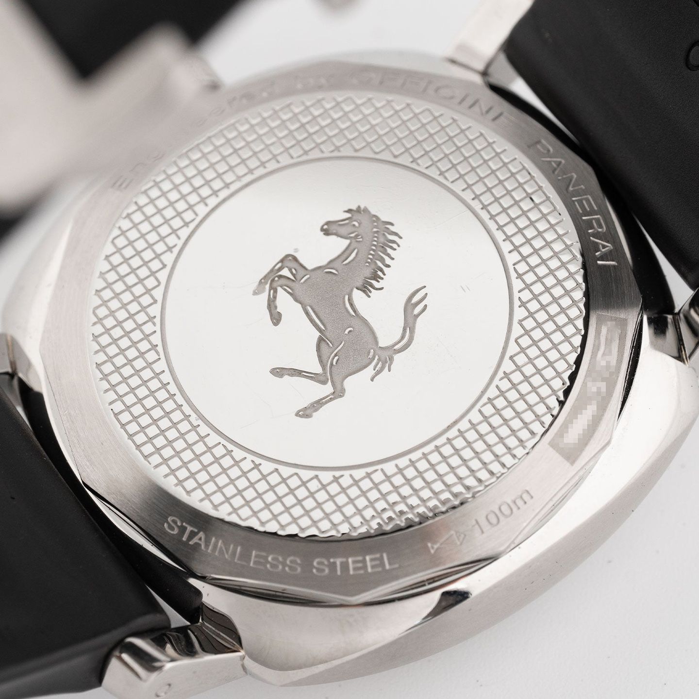 Panerai Ferrari FER00030 (2015) - Zwart wijzerplaat 45mm Staal (5/6)