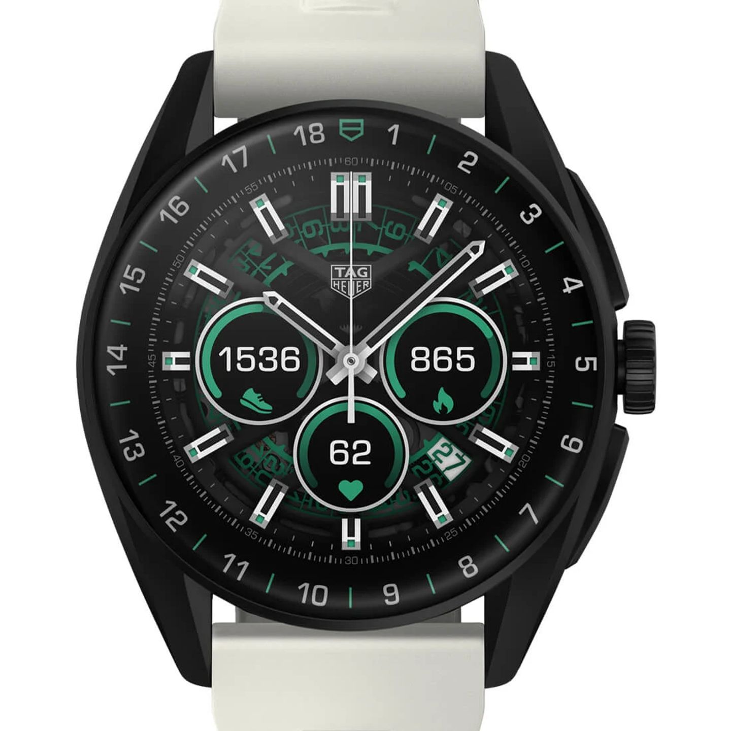 TAG Heuer Connected SBR8080.EB0284 (2024) - Meerkleurig wijzerplaat 42mm Titanium (2/3)