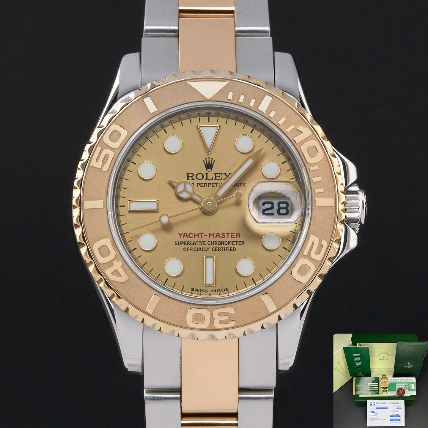 Rolex Yacht-Master 169623 (2010) - 29 mm Gold/Steel case (1/8)