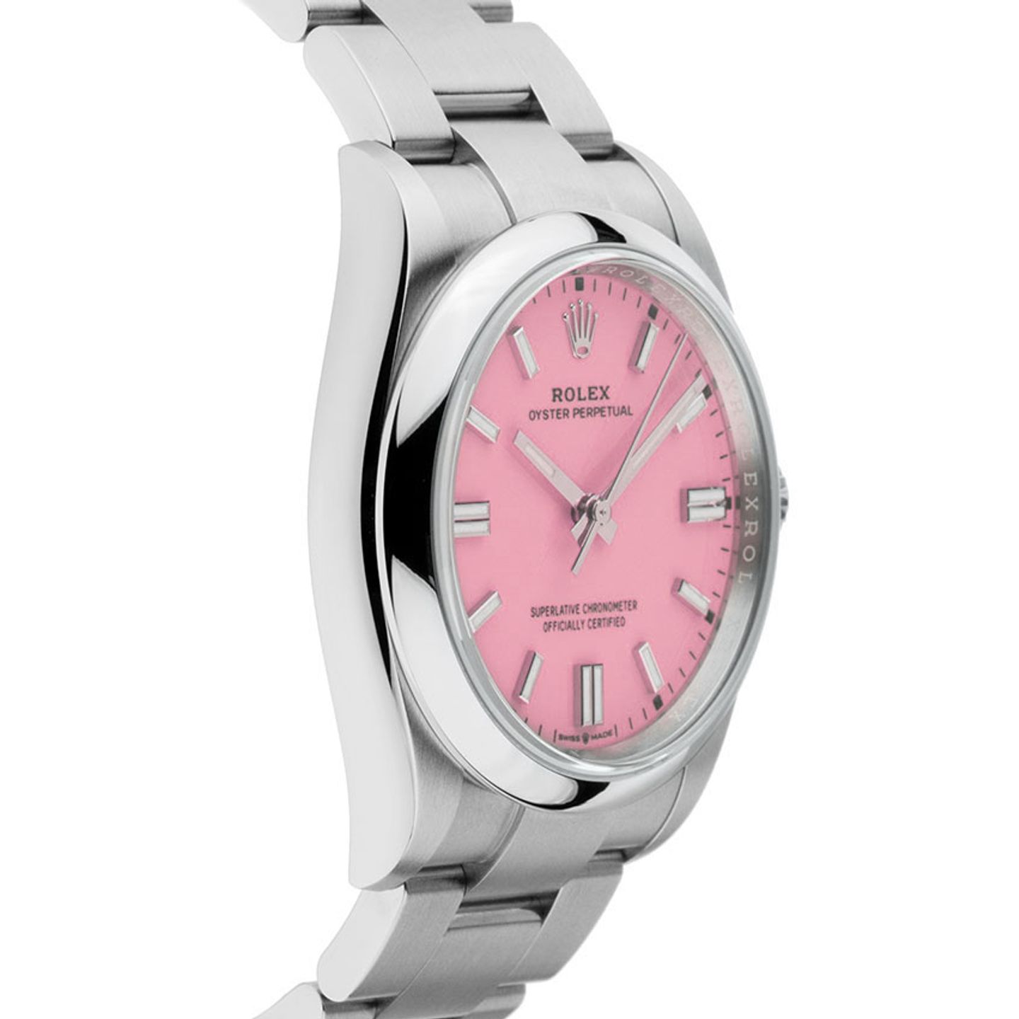 Rolex Oyster Perpetual 36 126000 (2025) - Roze wijzerplaat 36mm Staal (5/7)