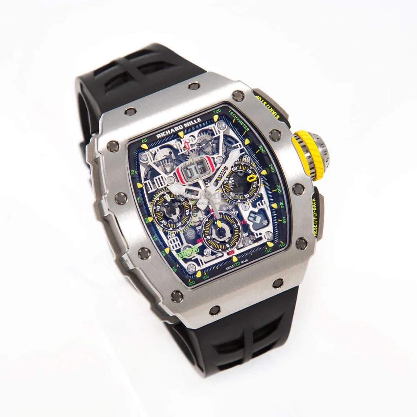 Richard Mille RM 011 RM11-03 Ti (2020) - Transparent dial 51 mm Titanium case (4/8)