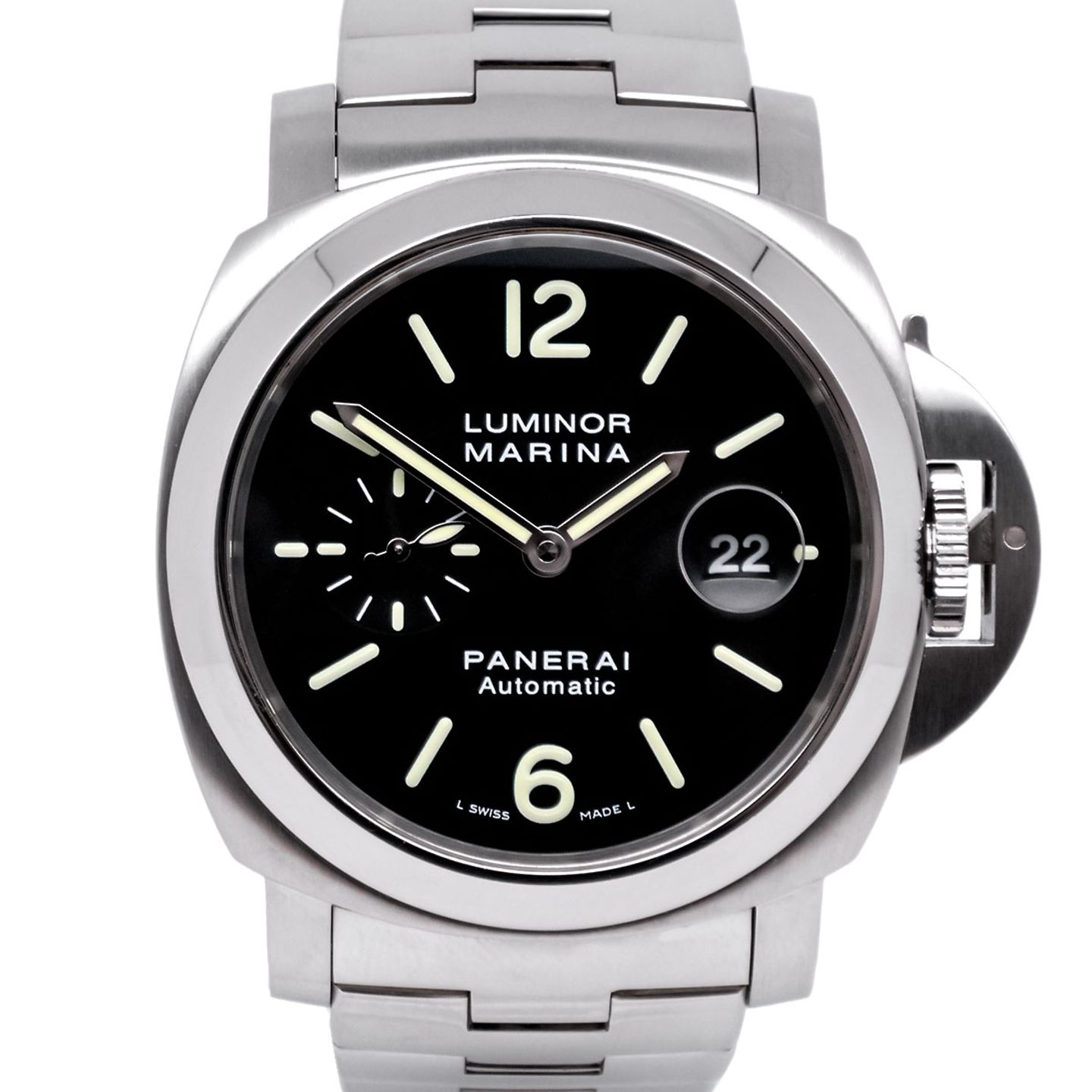 Panerai Luminor Marina Automatic PAM00299 (2008) - Zwart wijzerplaat 44mm Staal (1/7)