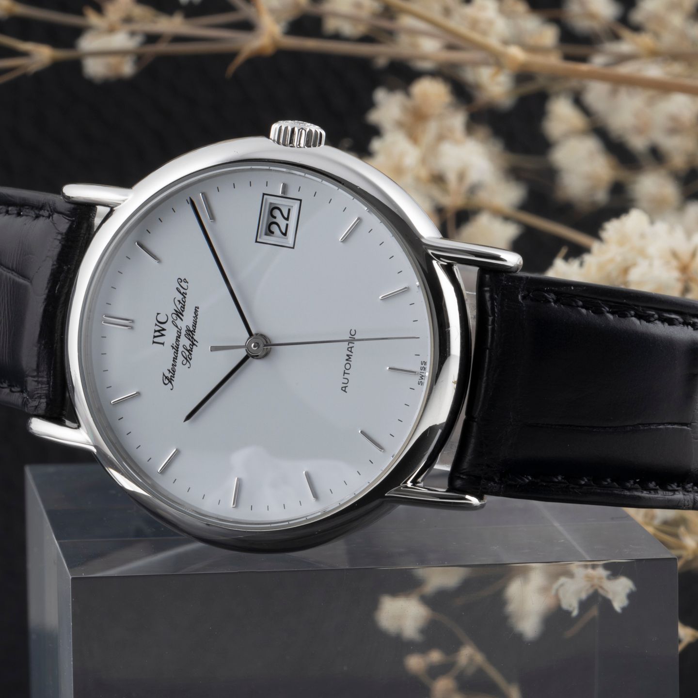 IWC Portofino Automatic IW351311 (Unknown (random serial)) - White dial 34 mm Steel case (2/8)