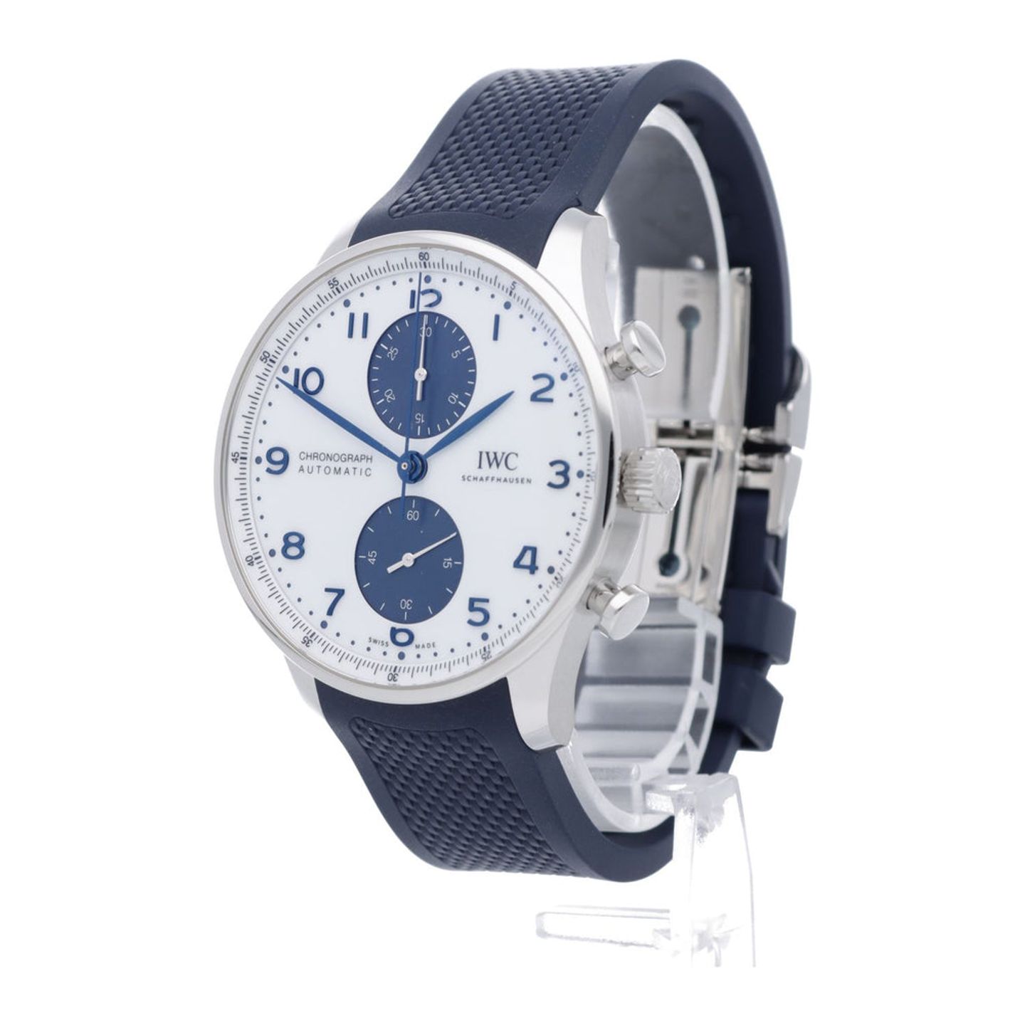 IWC Portuguese Chronograph IW371620 (2025) - Wit wijzerplaat 41mm Staal (2/5)