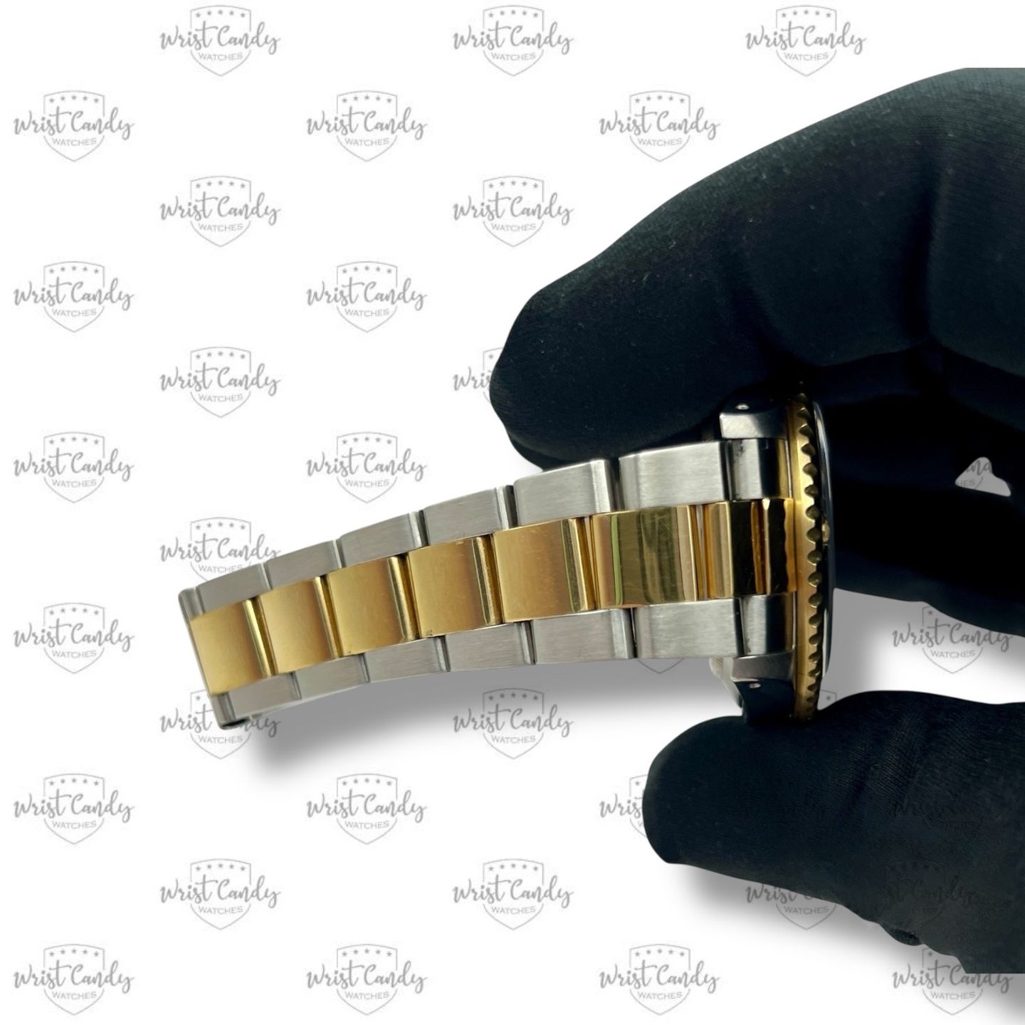 Rolex Submariner Date 16613LN (1998) - Black dial 40 mm Gold/Steel case (5/8)