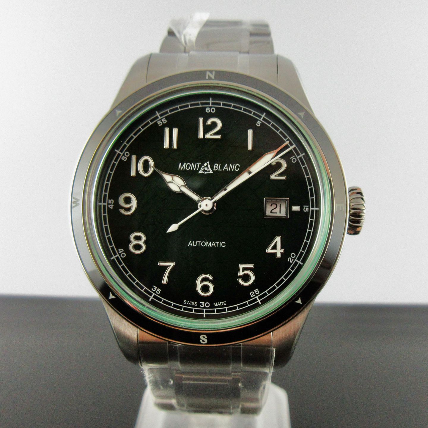 Montblanc 1858 133269 (2024) - Green dial 41 mm Steel case (1/8)