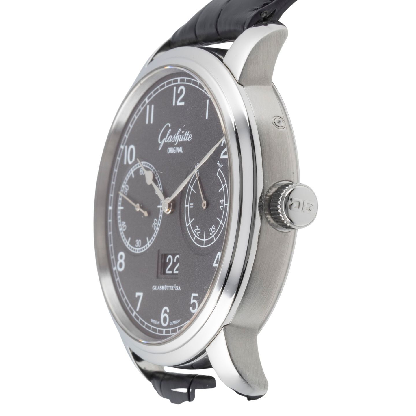 Glashütte Original Senator Observer 100-14-02-02-04 (2014) - Grey dial 44 mm Steel case (6/8)