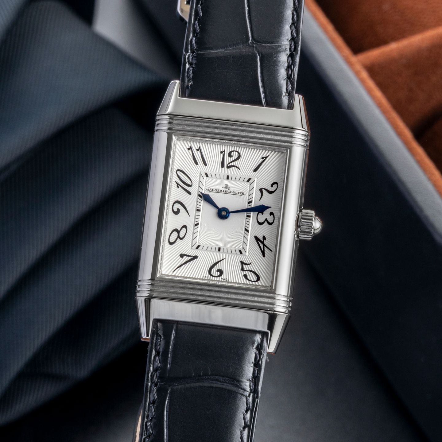Jaeger-LeCoultre Reverso Duetto Classique Q2568402 (2015) - Black dial 23 mm Steel case (3/8)