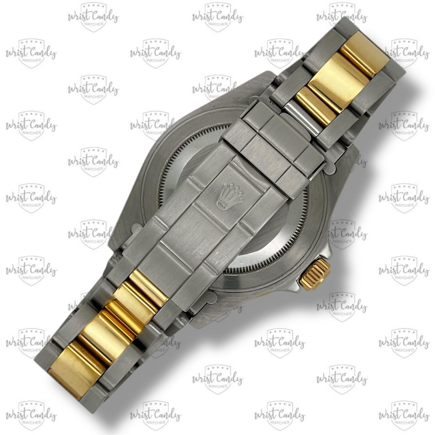 Rolex Submariner Date 16613LN (1998) - Black dial 40 mm Gold/Steel case (4/8)