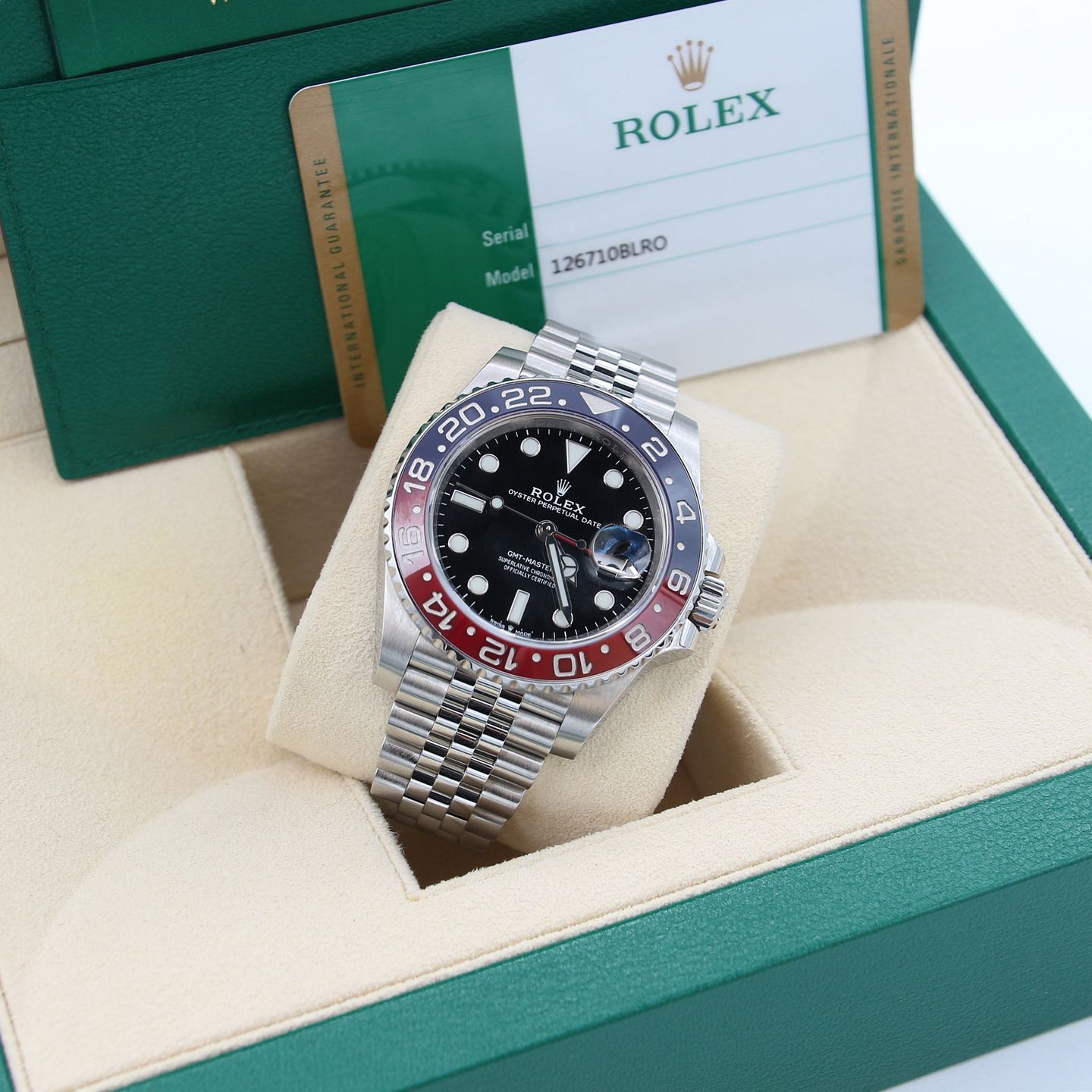 Rolex GMT-Master II 126710BLRO (Onbekend (willekeurig serienummer)) - Zwart wijzerplaat 40mm Staal (3/8)