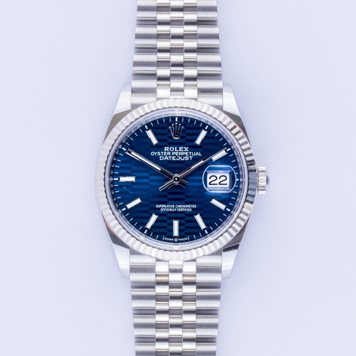 Rolex Datejust 36 126234 (2021) - Blue dial 36 mm Steel case (3/7)