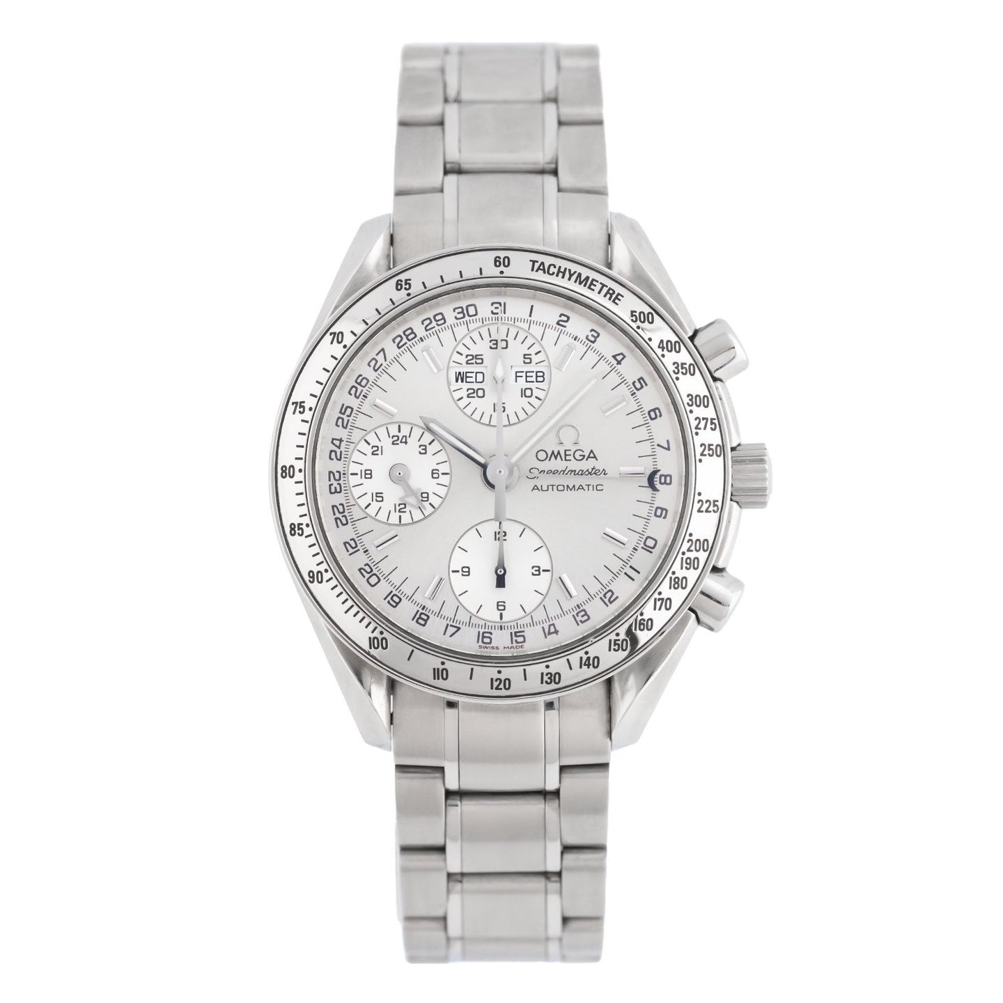 Omega Speedmaster Day Date 3523.30.00 (Onbekend (willekeurig serienummer)) - Zilver wijzerplaat 39mm Staal (1/4)