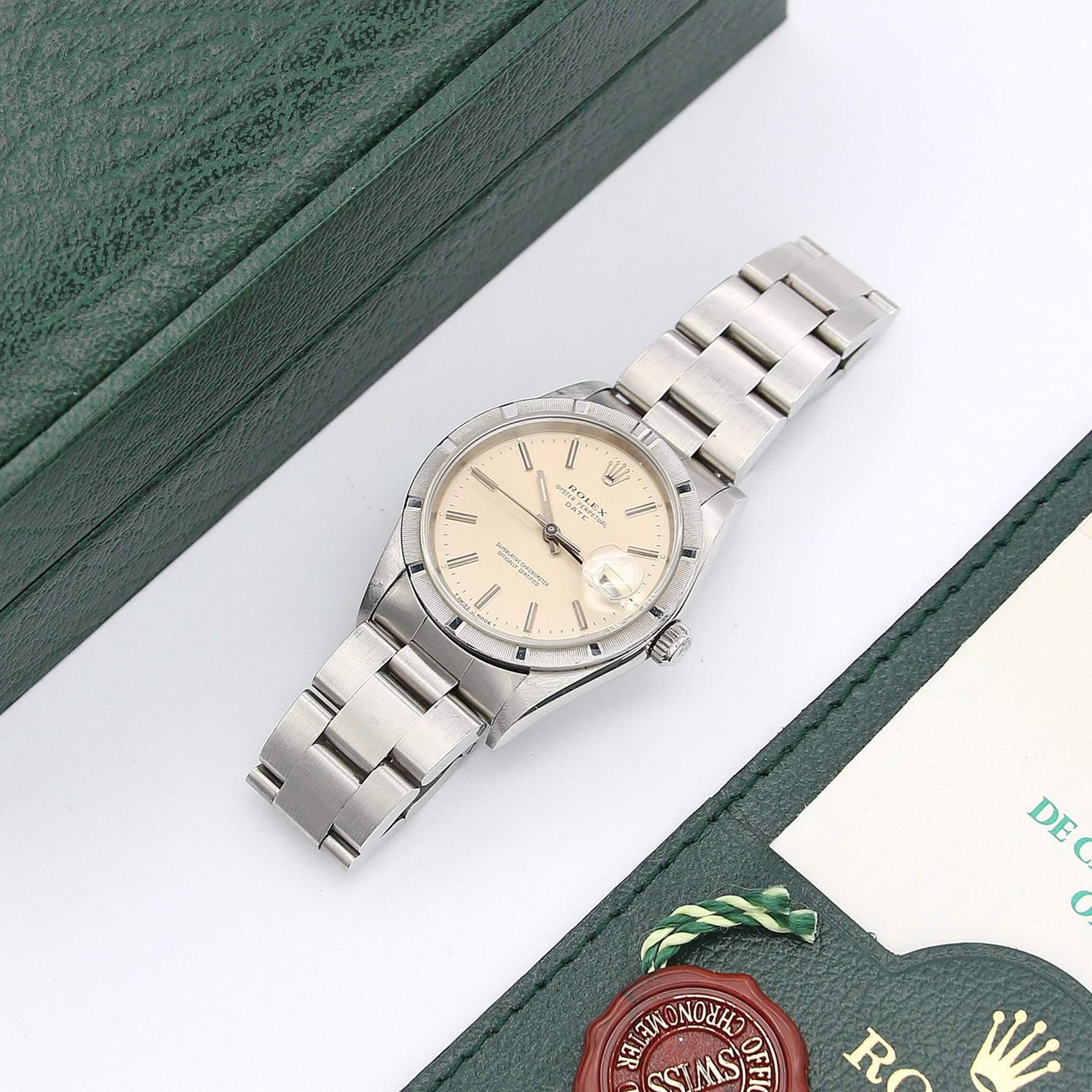 Rolex Oyster Perpetual Date 15210 (Unknown (random serial)) - 34 mm Steel case (2/7)