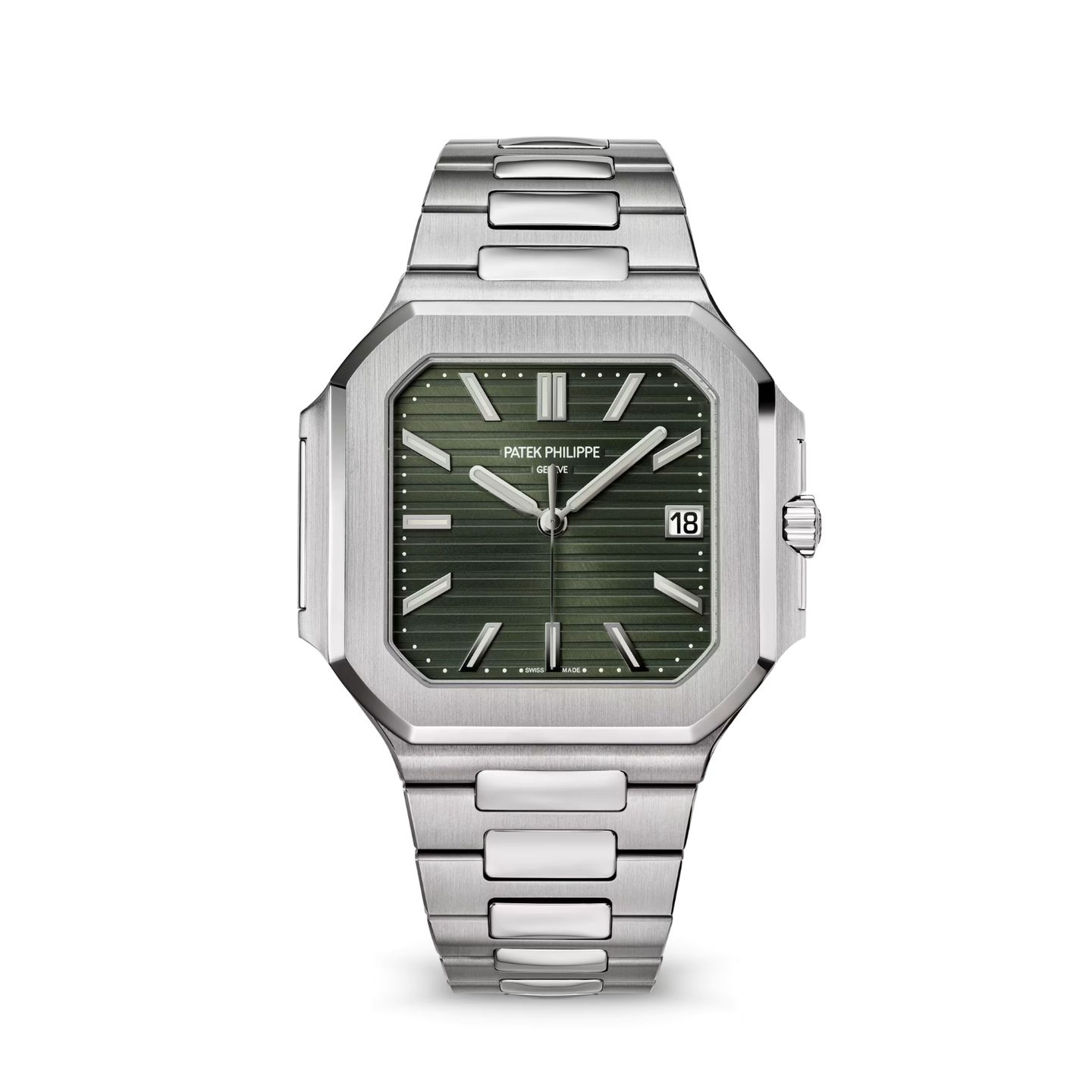 Patek Philippe Cubitus 5821/1A-001 (2024) - Green dial 45 mm Steel case (1/1)