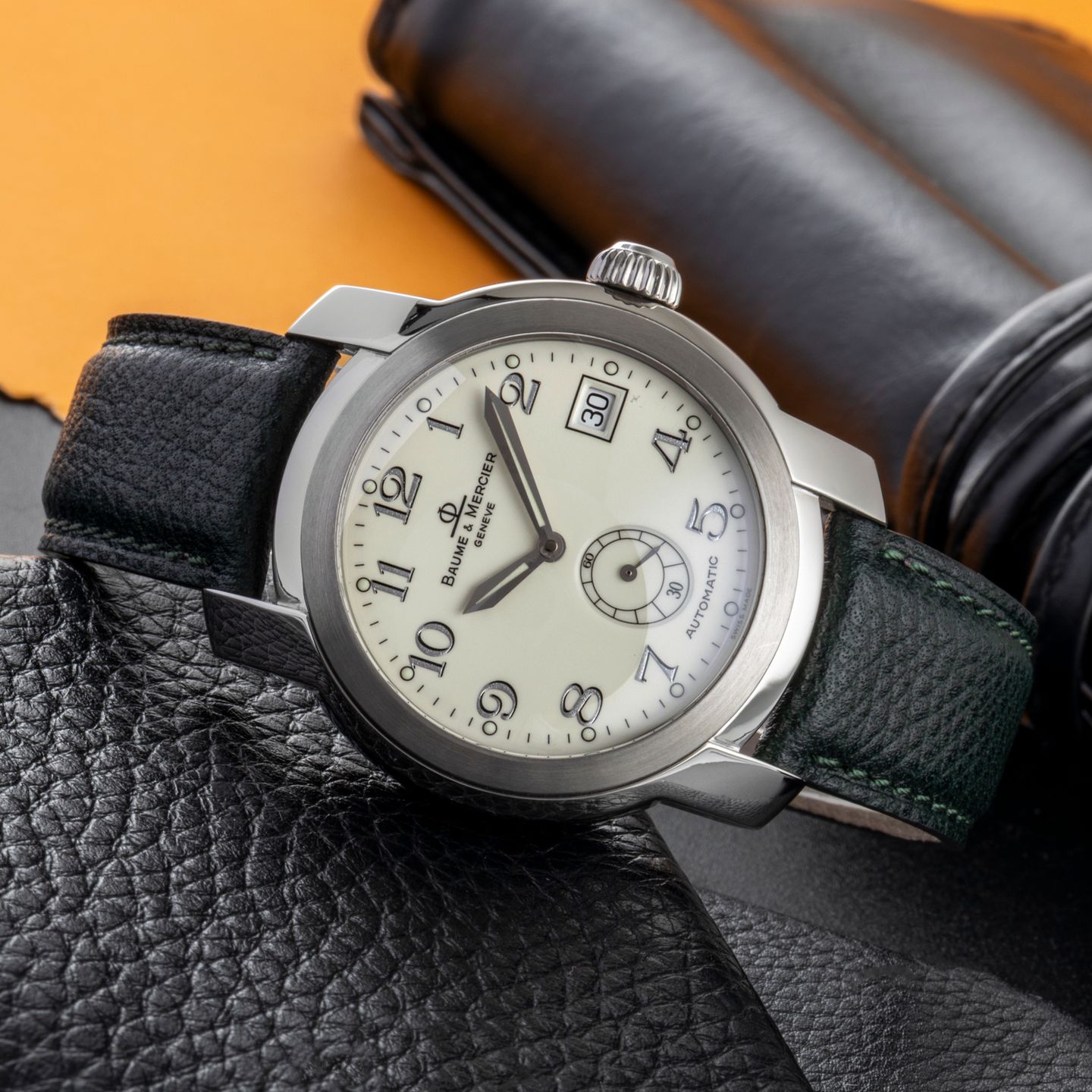 Baume & Mercier Capeland MV045221 (1999) - Beige wijzerplaat 39mm Staal (2/8)