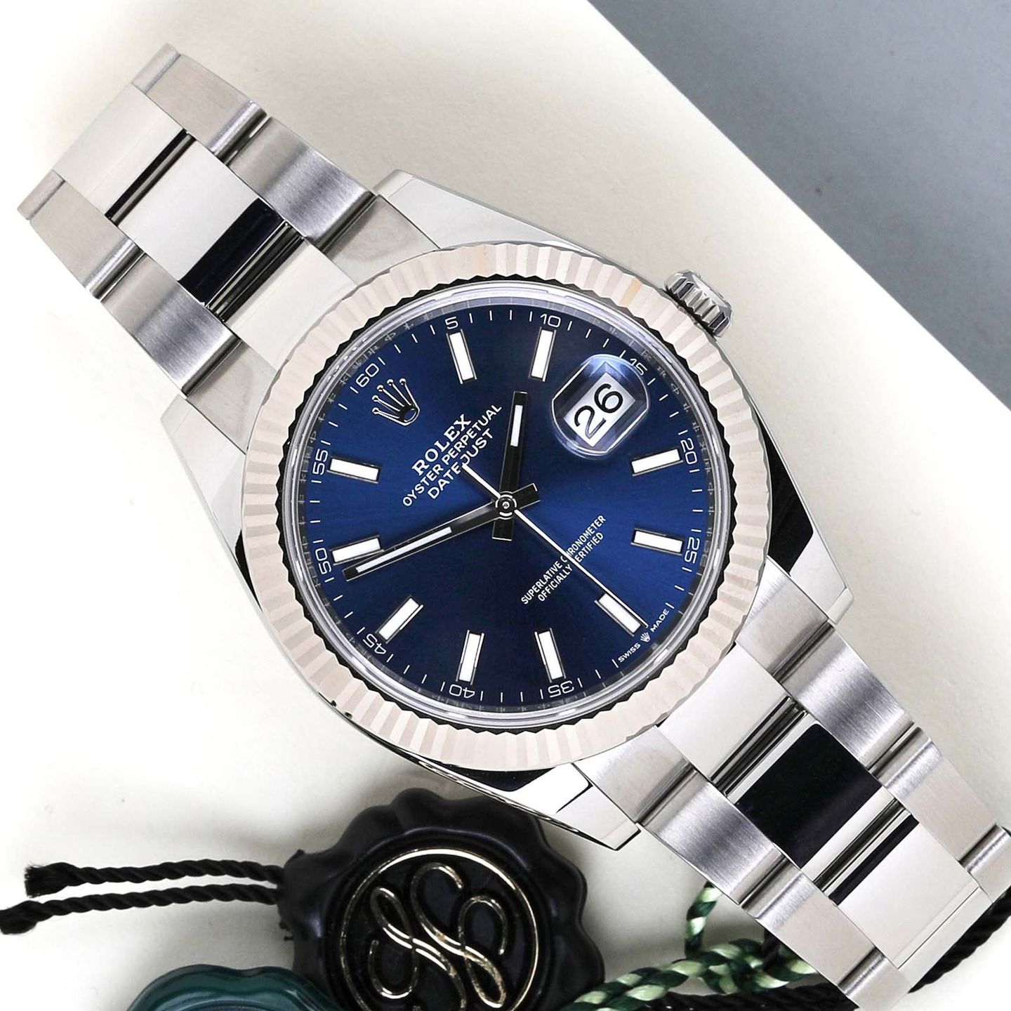 Rolex Datejust 41 126334 (2024) - Blauw wijzerplaat 41mm Staal (1/8)