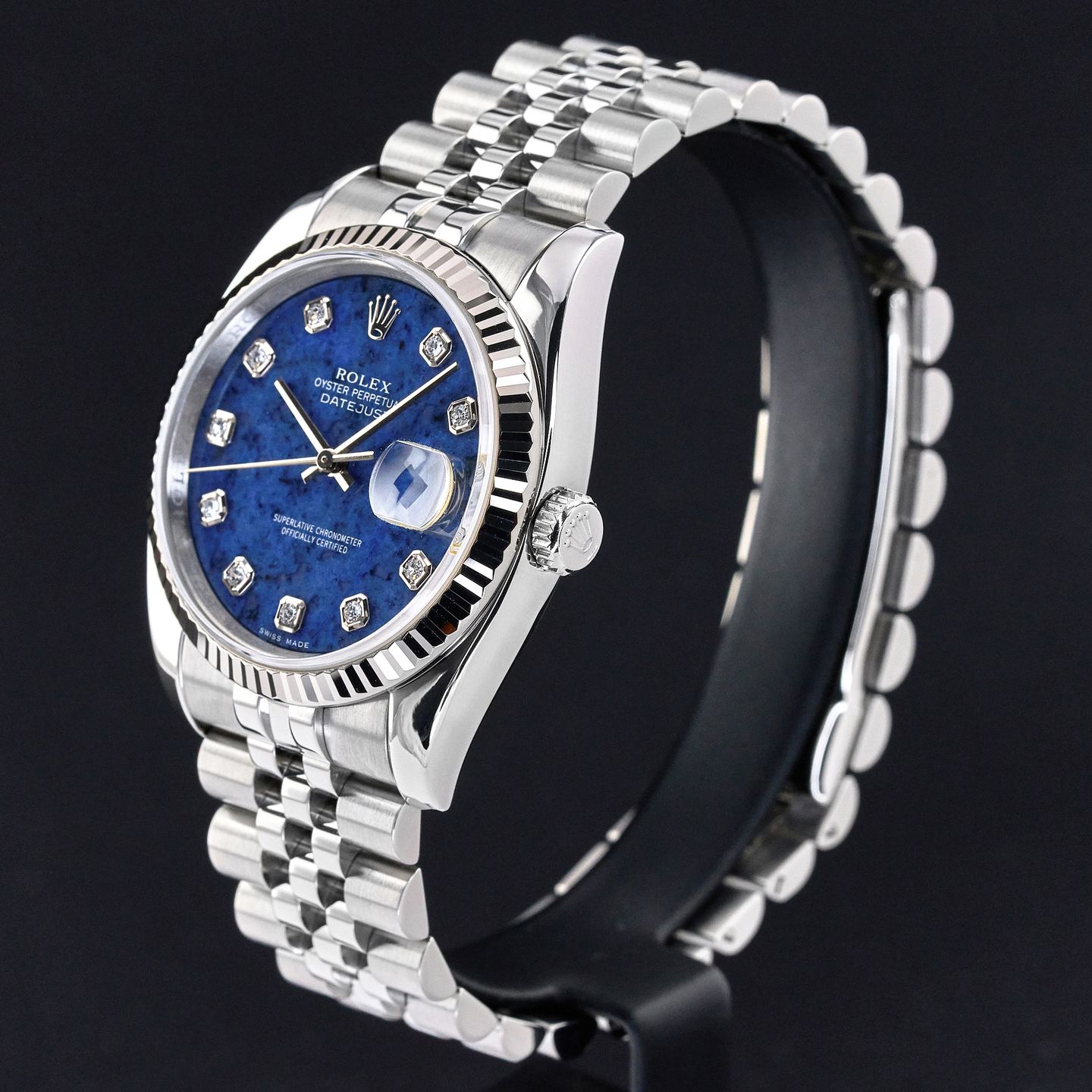 Rolex Datejust 36 116234 (2006) - Blue dial 36 mm Steel case (4/8)