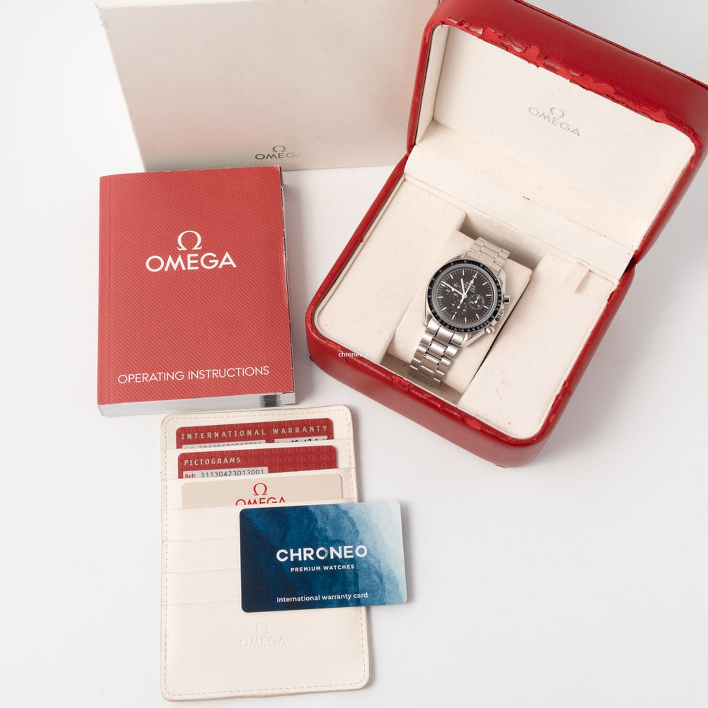 Omega Speedmaster Professional Moonwatch 311.30.42.30.13.001 (2011) - Brown dial 42 mm Steel case (8/8)