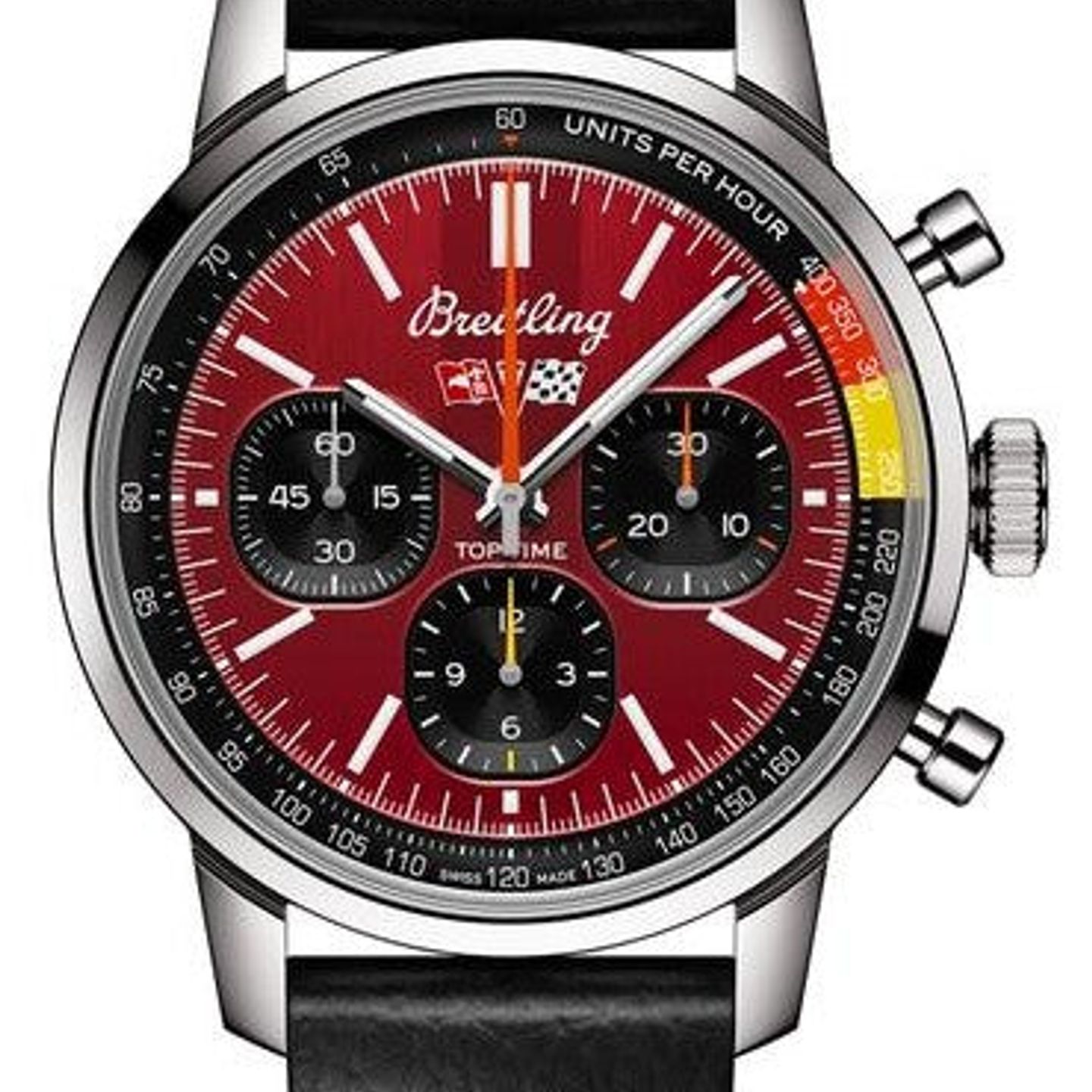 Breitling Top Time AB01761A1K1X1 (2026) - Red dial 41 mm Steel case (1/1)