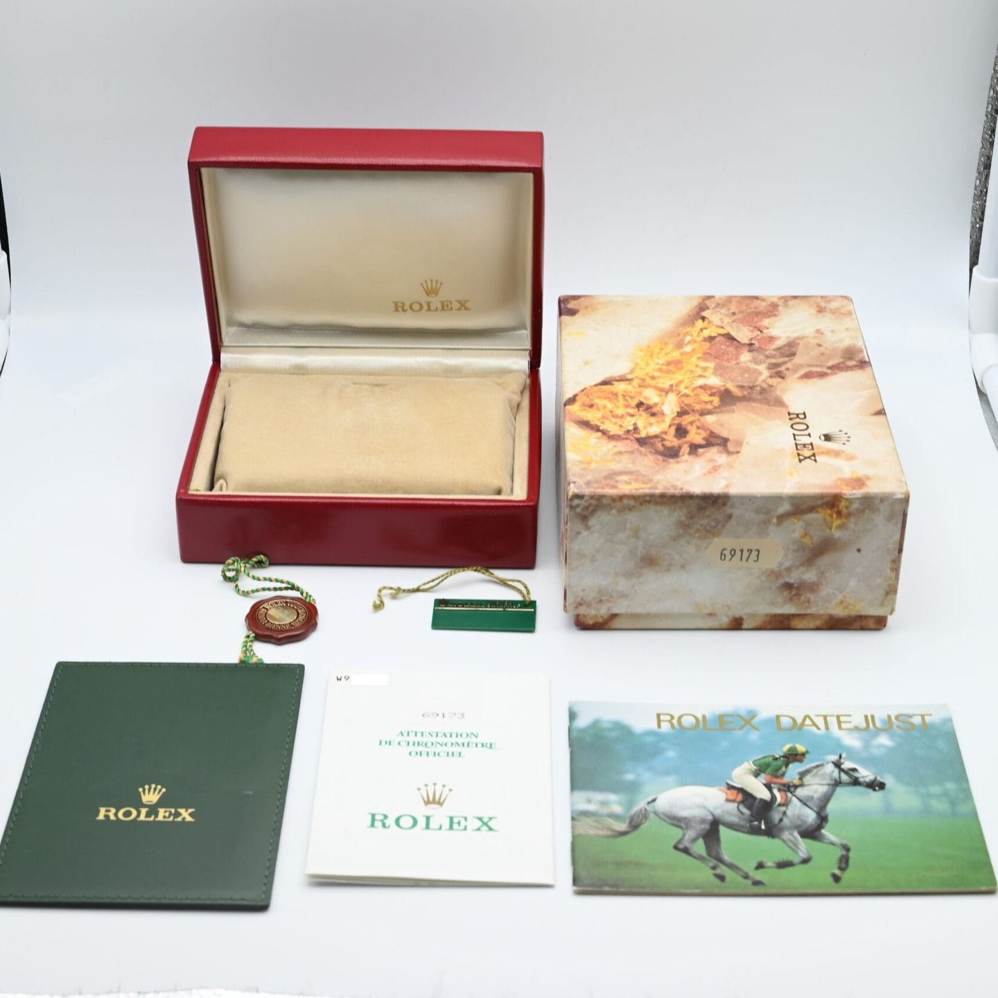 Rolex Lady-Datejust 69173 (1994) - Zwart wijzerplaat 26mm Goud/Staal (2/7)