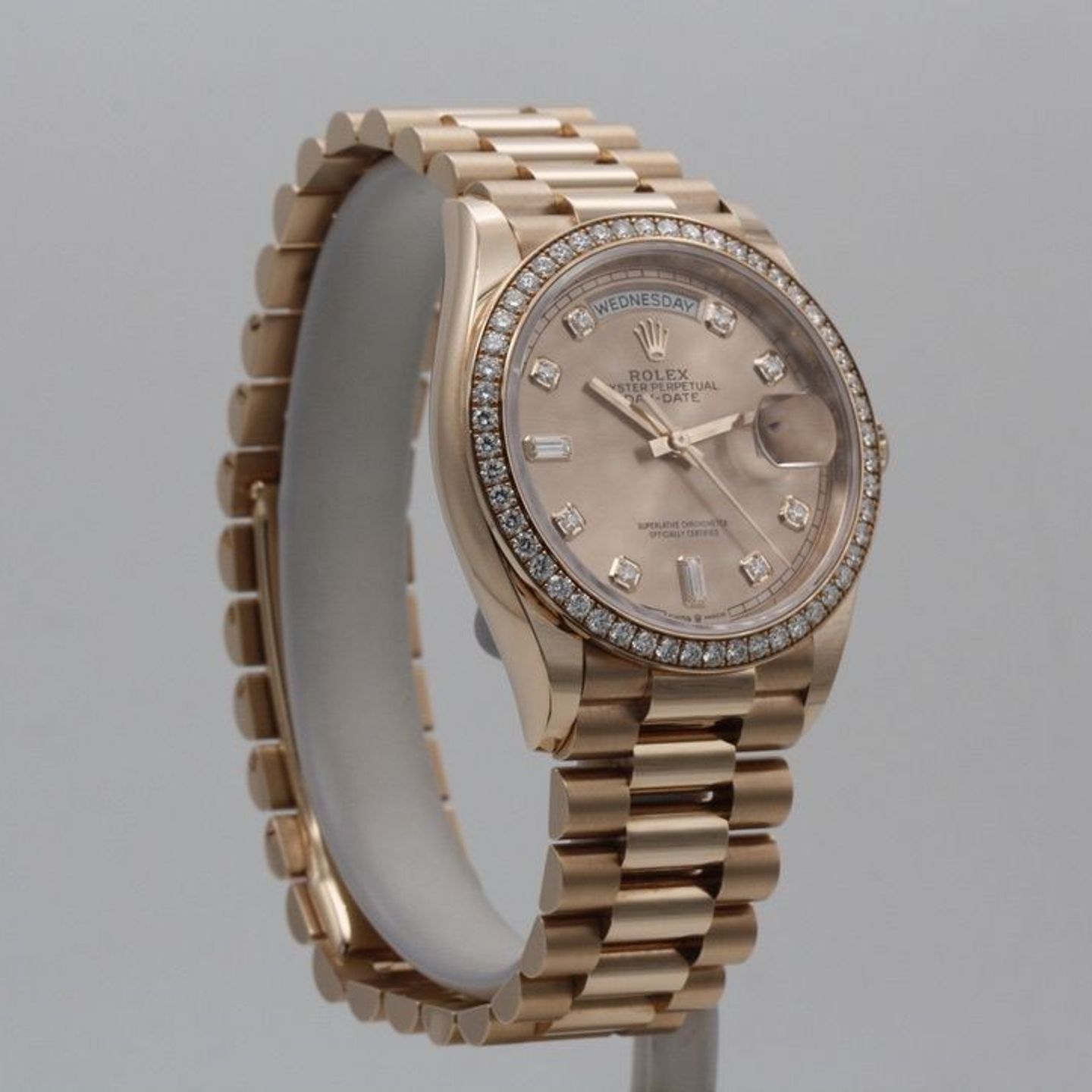 Rolex Day-Date 36 128345RBR (2022) - Pink dial 36 mm Rose Gold case (8/8)