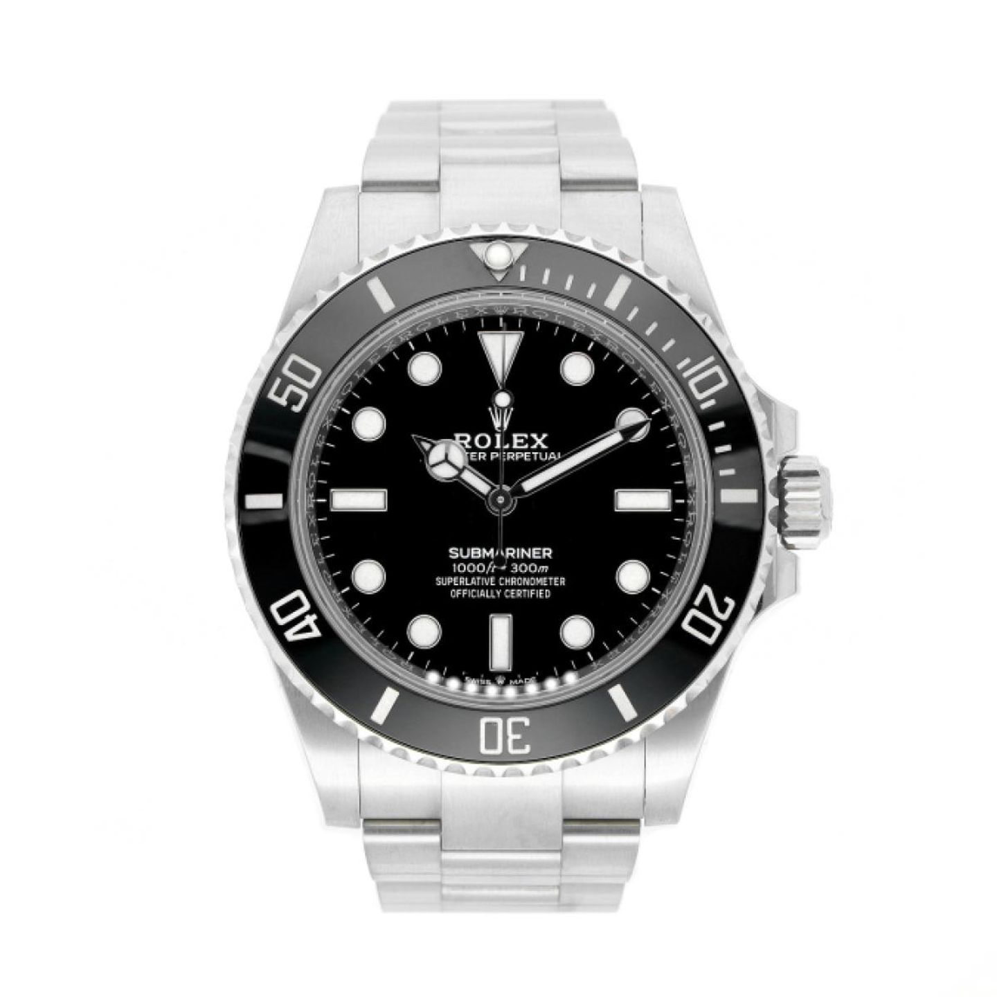 Rolex Submariner No Date 124060 (2022) - Black dial 41 mm Steel case (1/5)