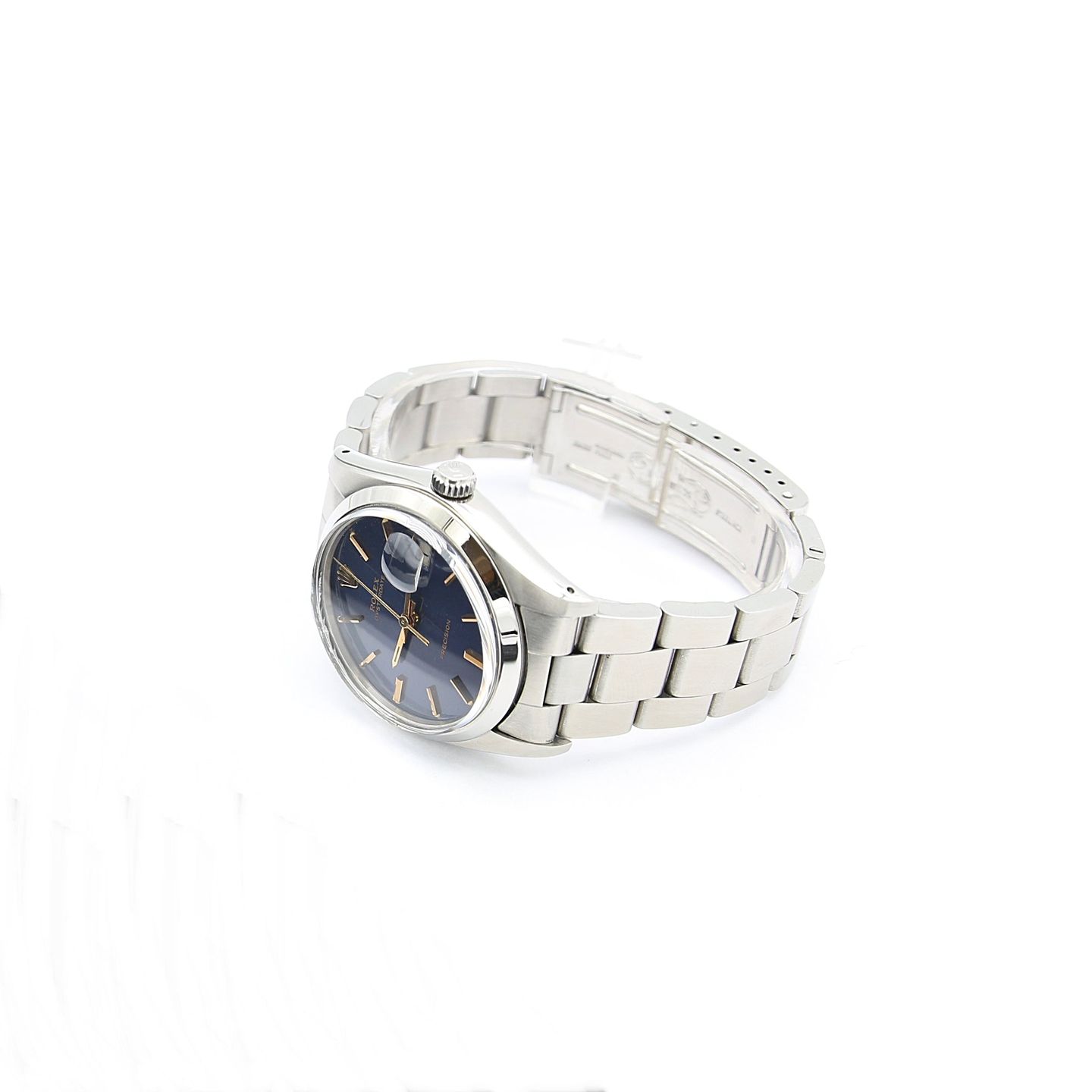 Rolex Oyster Precision 6694 (Unknown (random serial)) - Blue dial 34 mm Steel case (6/8)
