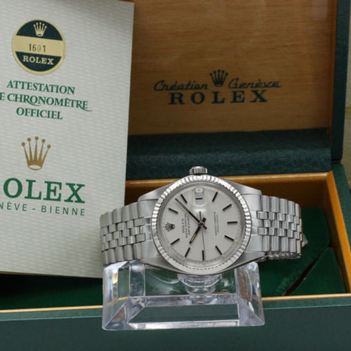 Rolex Datejust 1601 (1972) - Silver dial 36 mm Steel case (3/7)