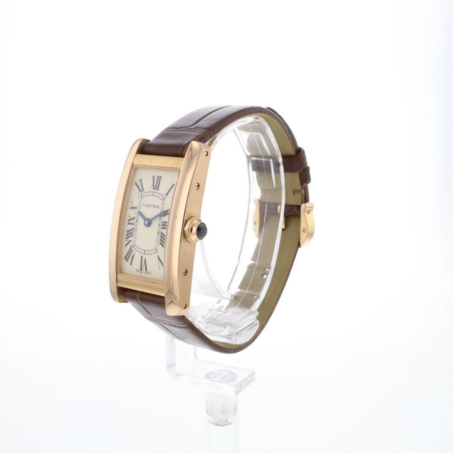 Cartier Tank Américaine W2607456 (2018) - Zilver wijzerplaat 35mm Roségoud (2/6)