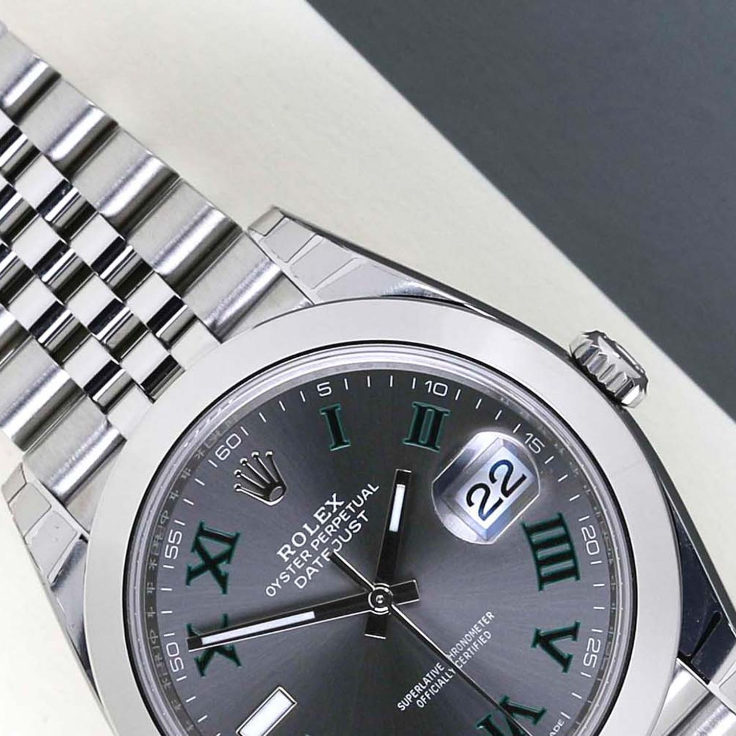 Rolex Datejust 41 126300 (2024) - Grijs wijzerplaat 41mm Staal (3/8)