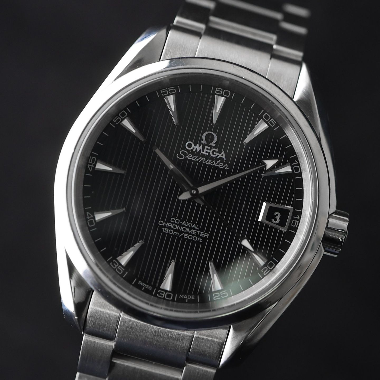 Omega Seamaster Aqua Terra 231.10.39.21.01.001 (2016) - Black dial 39 mm Steel case (5/6)
