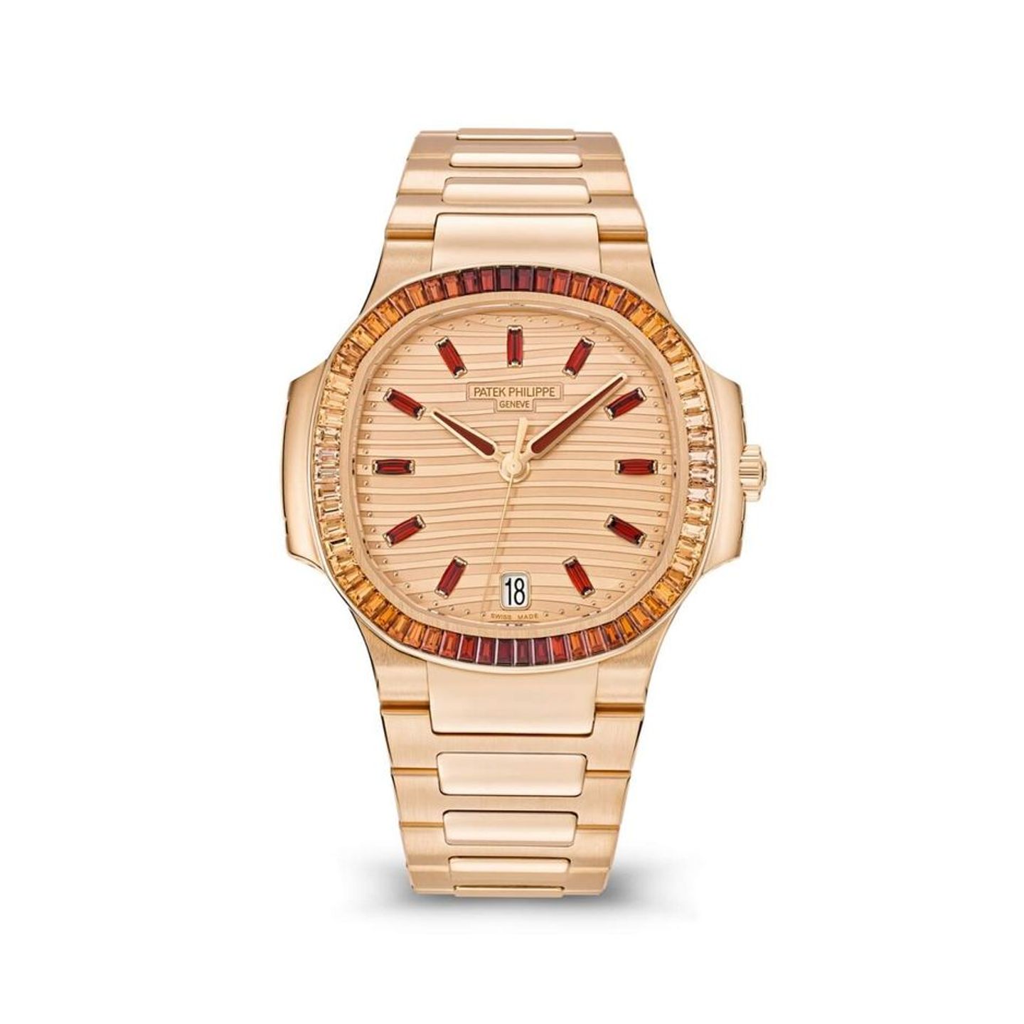 Patek Philippe Nautilus 7118/1300R-001 (2025) - Pink dial 35 mm Rose Gold case (1/1)