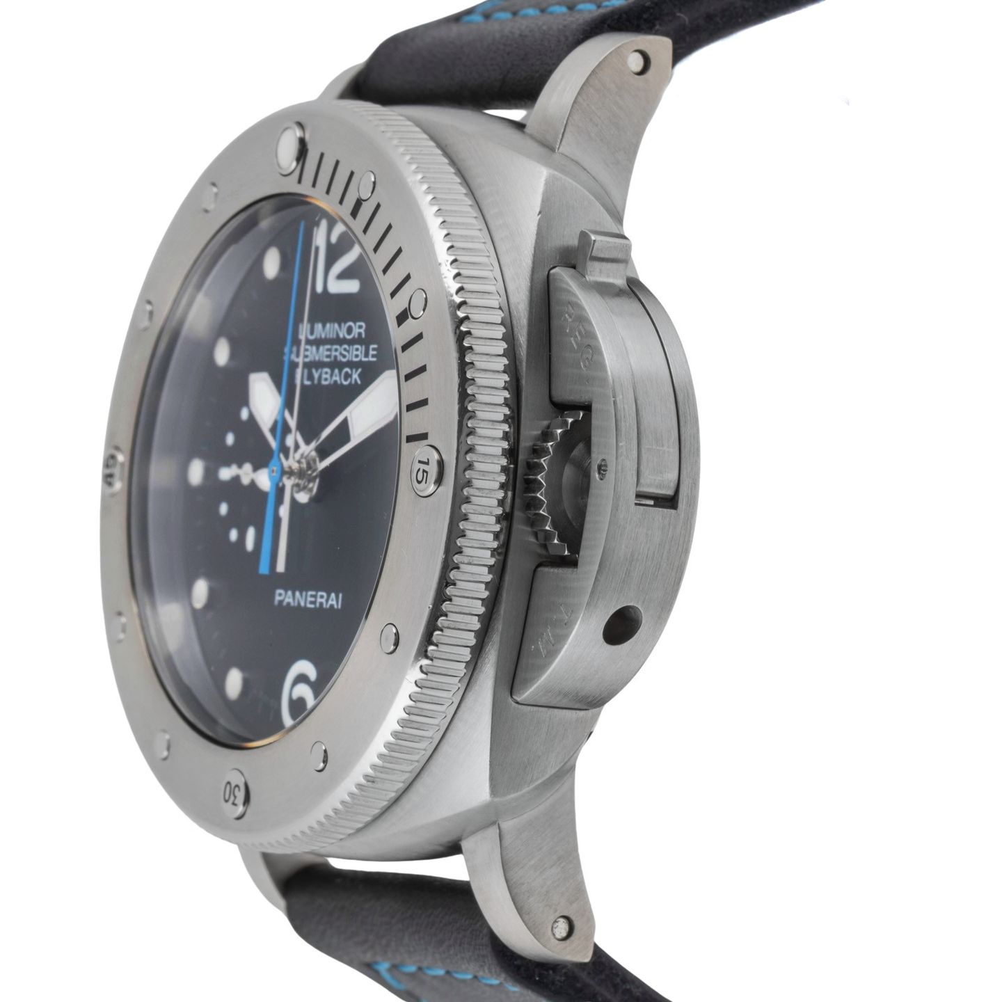 Panerai Luminor Submersible 1950 3 Days Automatic PAM00614 (Unknown (random serial)) - Black dial 47 mm Titanium case (6/8)